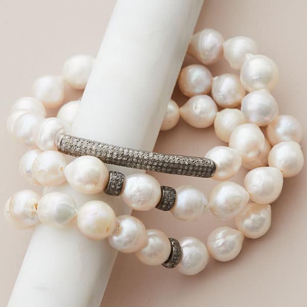 Stretch Bracelet with Diamond Accents