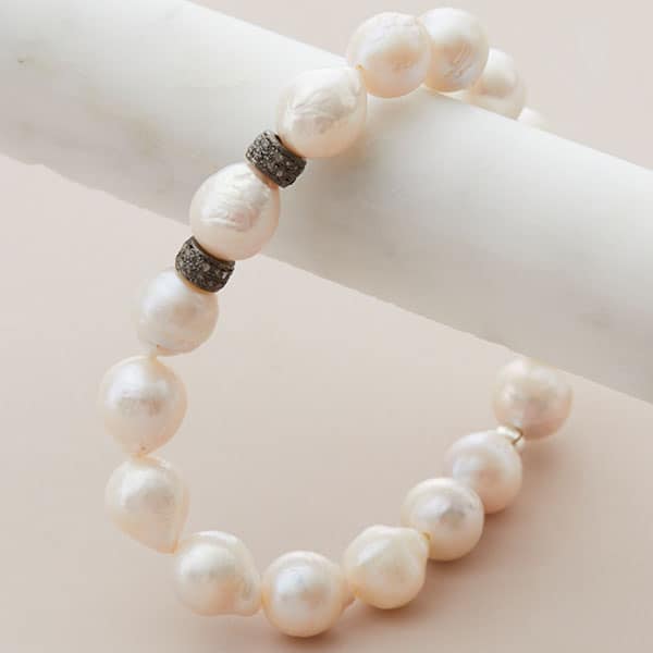 Stretch Bracelet with Diamond Accents