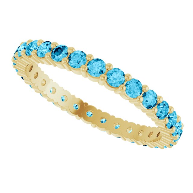 Gemstone Eternity Ring