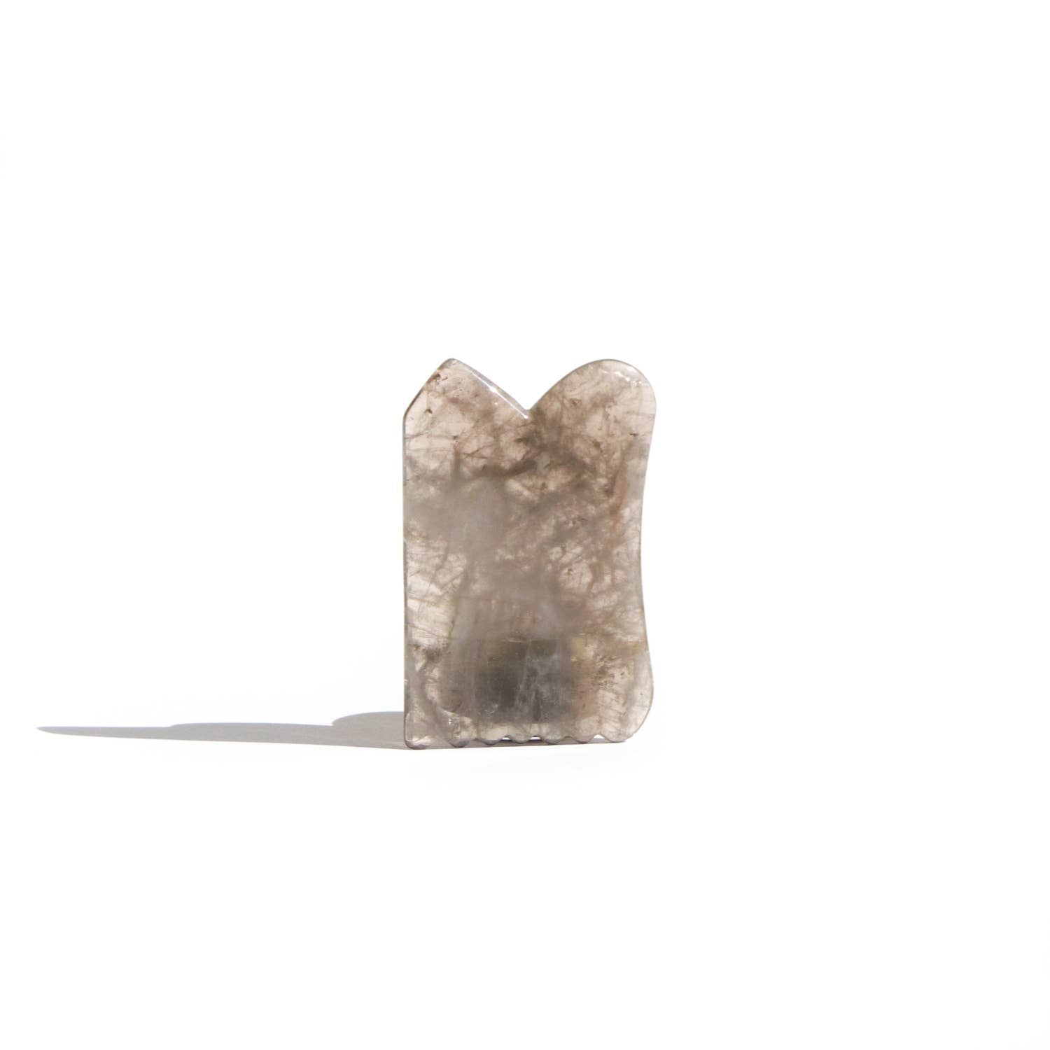 GUA SHA SMOKEY QUARTZ FACIAL MASSAGE TOOL