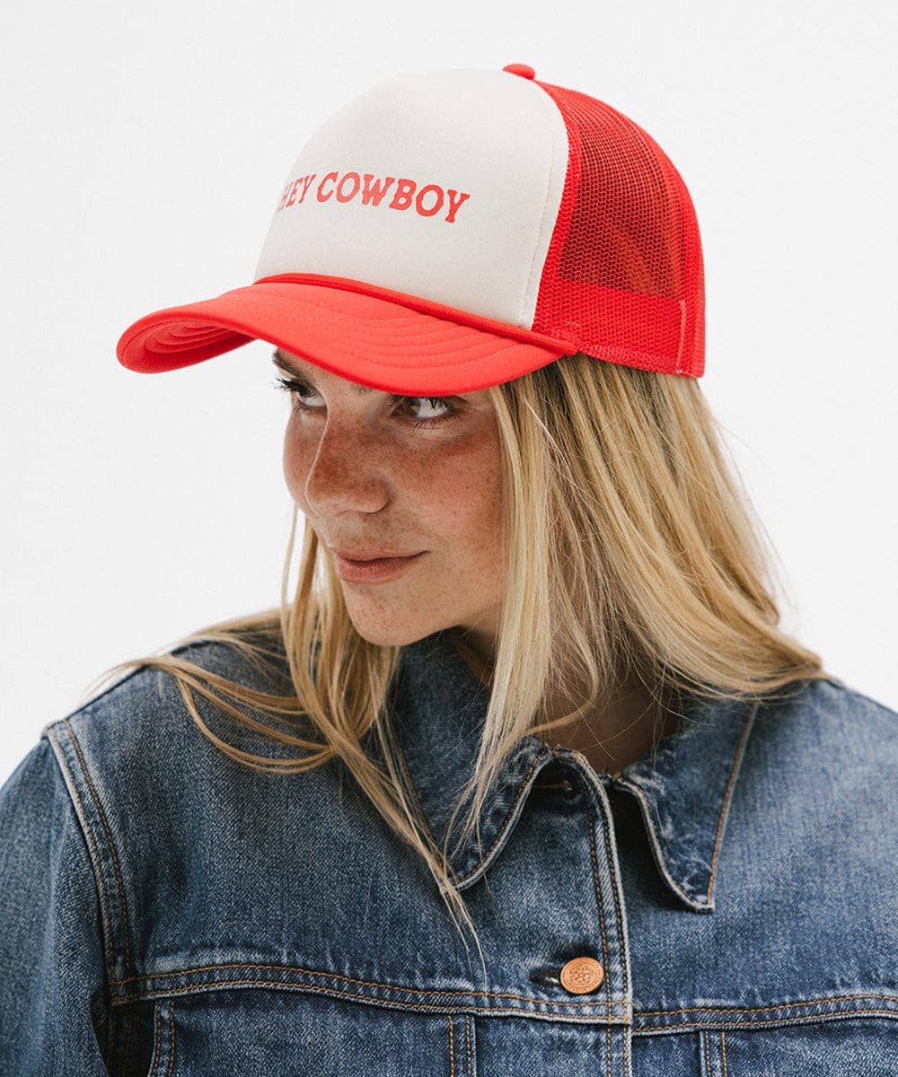 Hey Cowboy Foam Trucker Hat