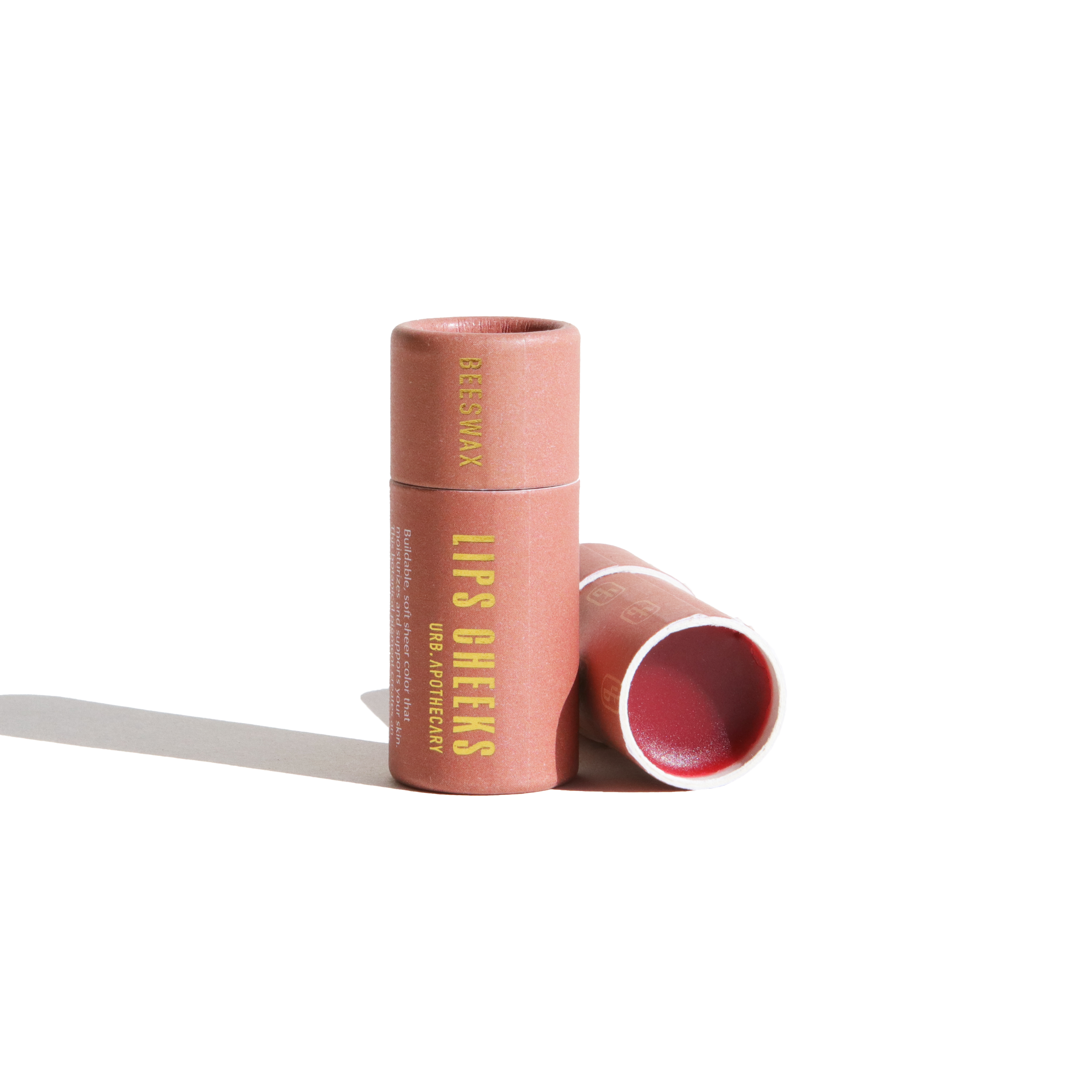 LIPS CHEEKS TINT IN BIODEGRADABLE TUBE - MINIMALIST MAKEUP