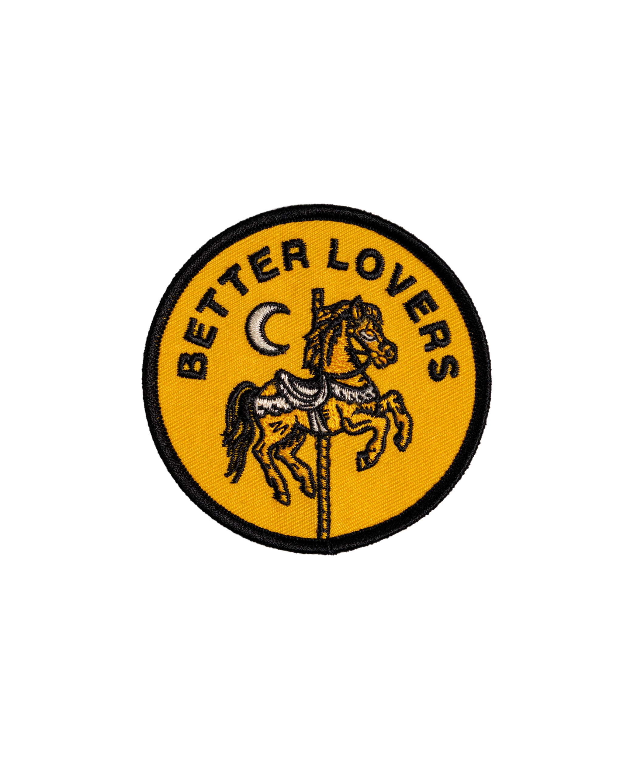 Better Lovers Carousel Horse Embroidered Patch • Better Lovers x Oxford Pennant