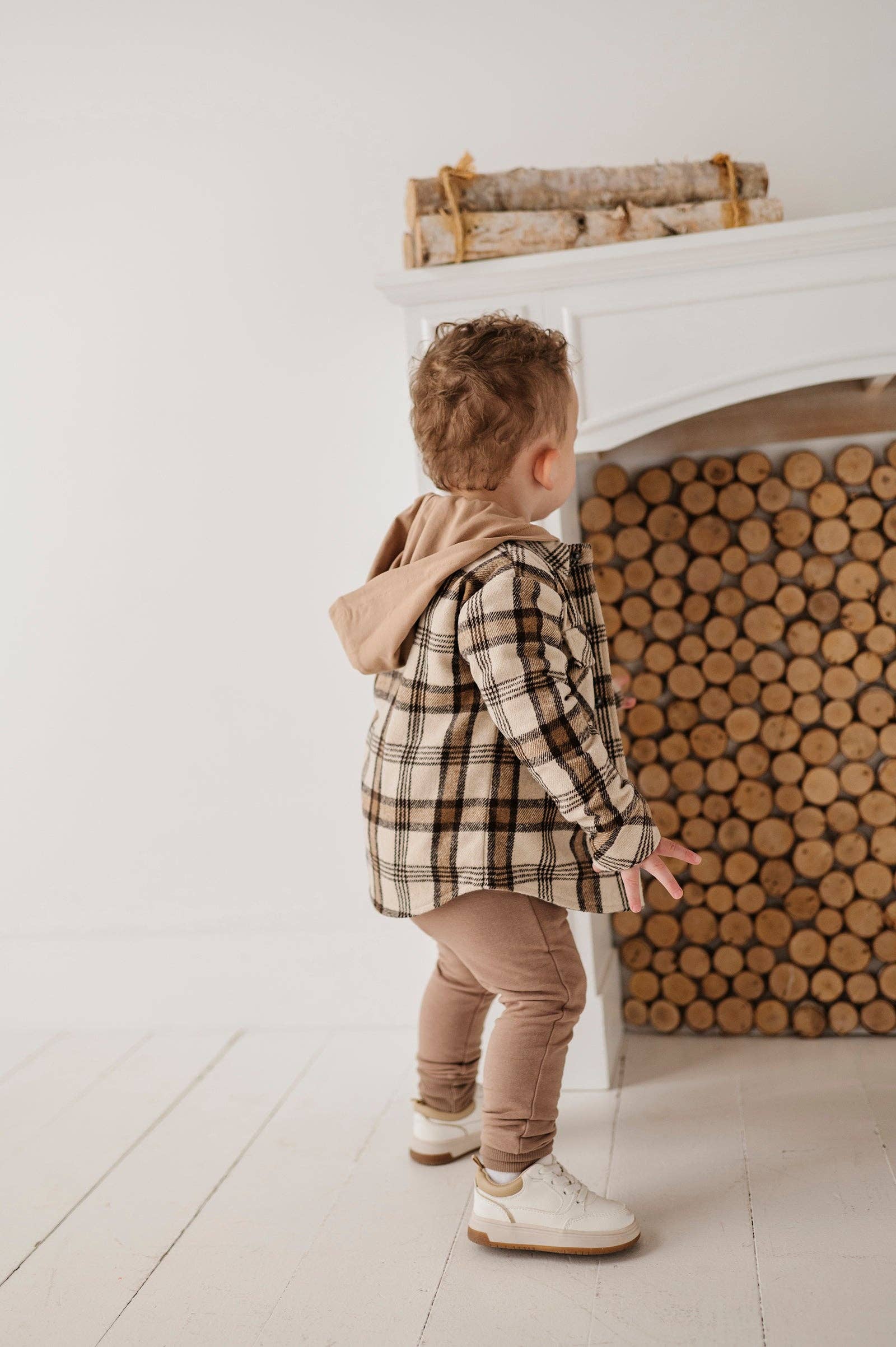 Baby/Kids Hooded Shacket Fall Winter