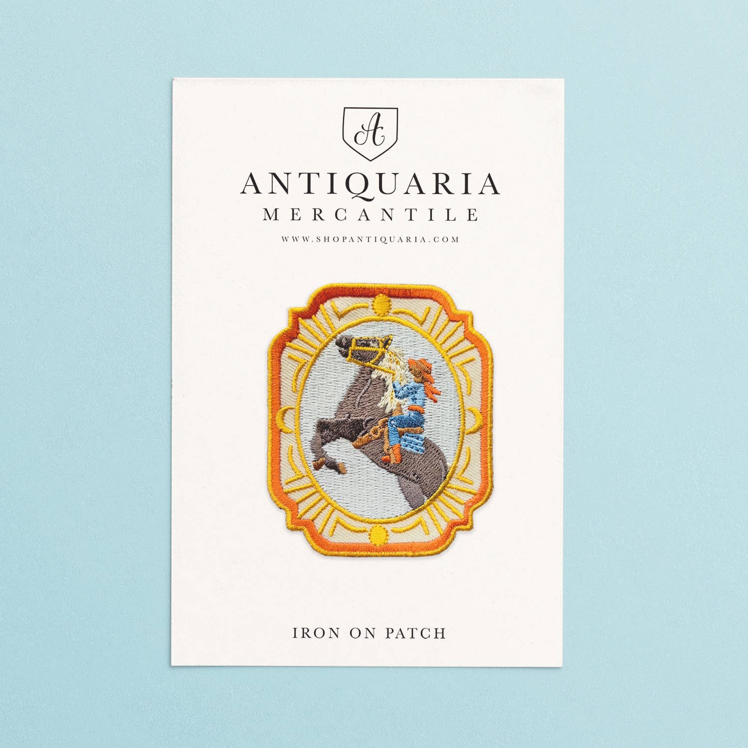 Cowgirl Embroidered Patch