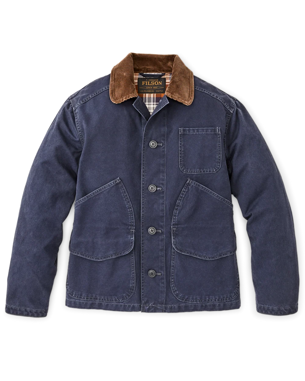 Canvas Outfitter Jacket in Blue Mussel