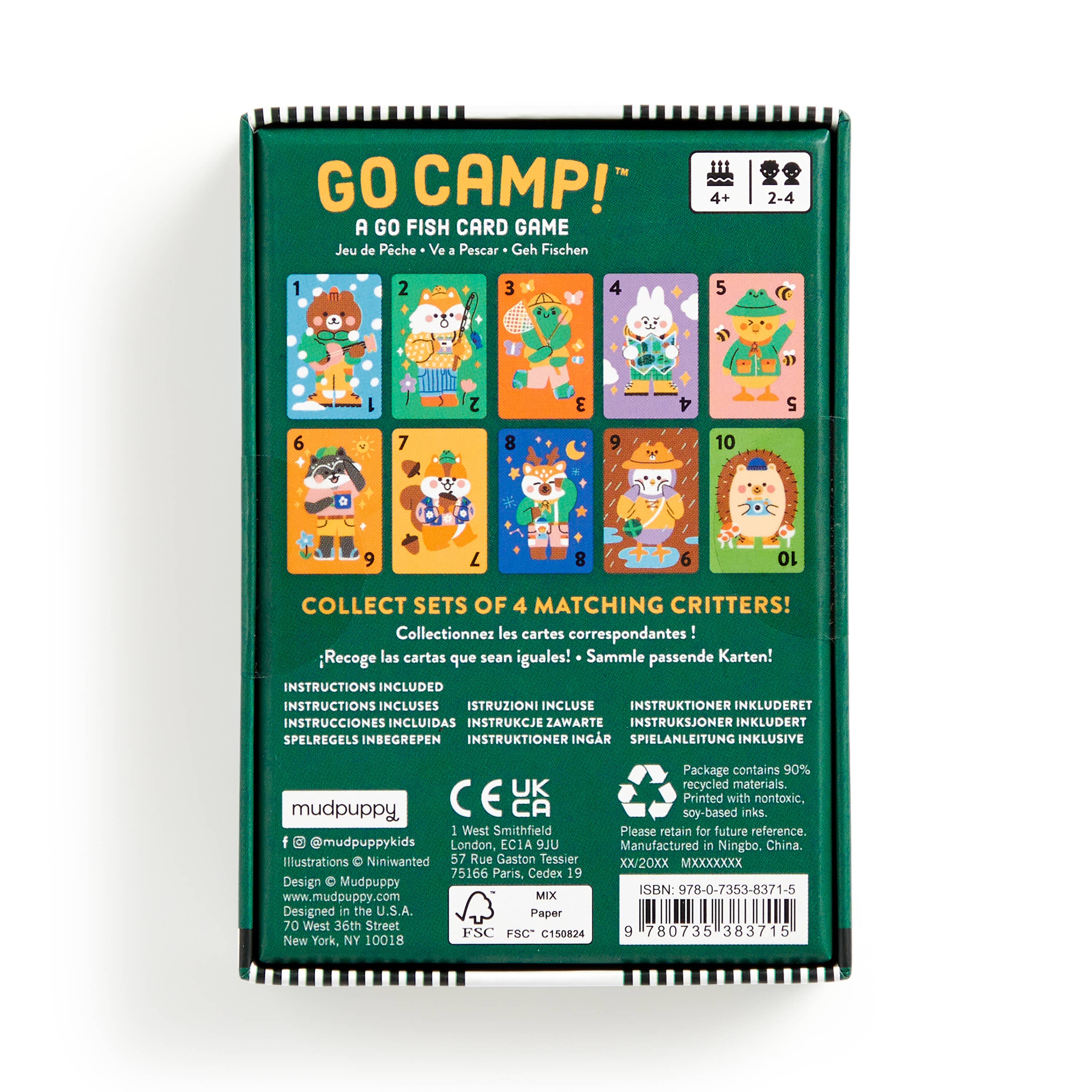 Go Camp! Card Game