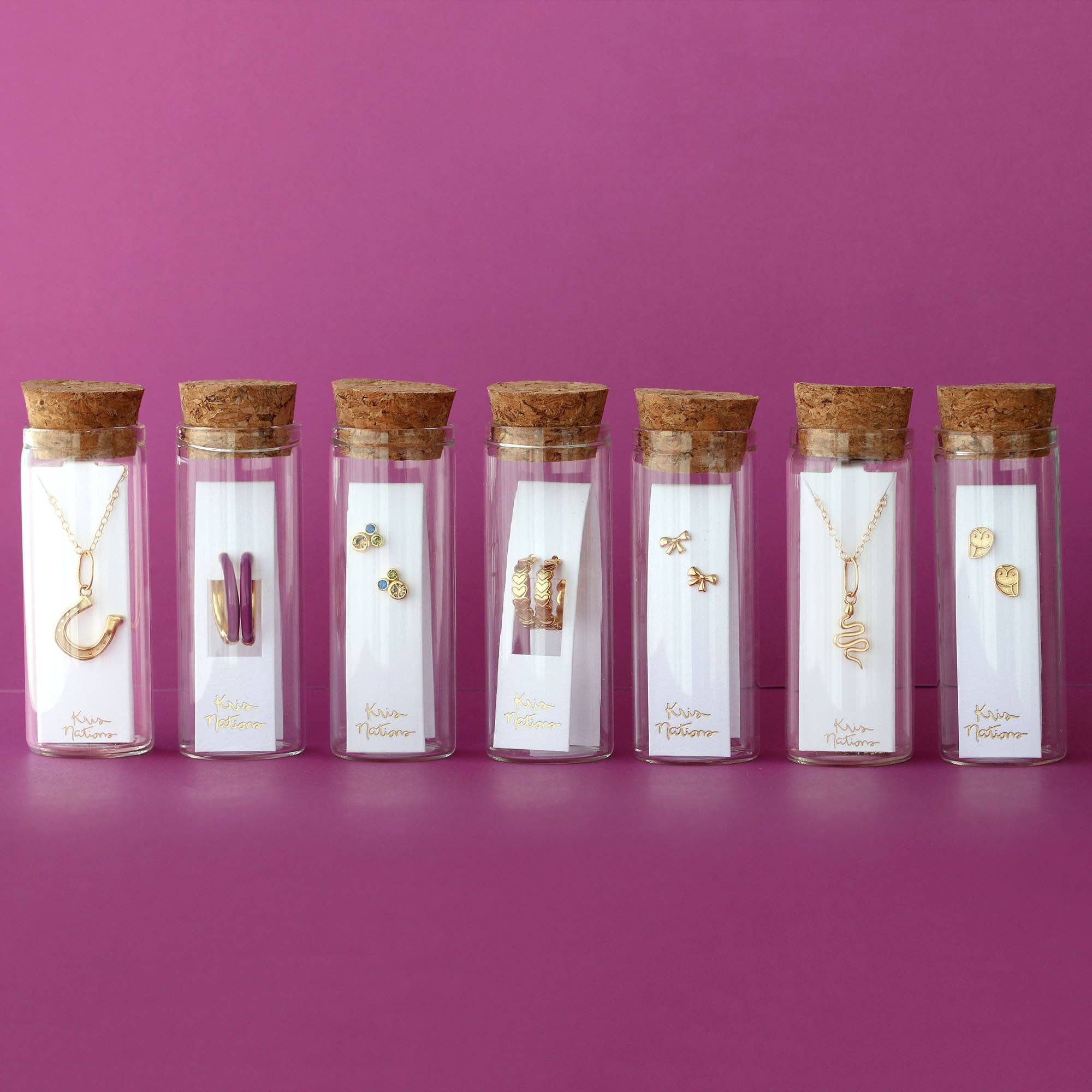 Horseshoe Charm Necklace 18K Gold Vermeil | Sterling Silver Charm Gold Filled | Sterling Silver Chain 16-18 Inches Nickel Free Ships from CA