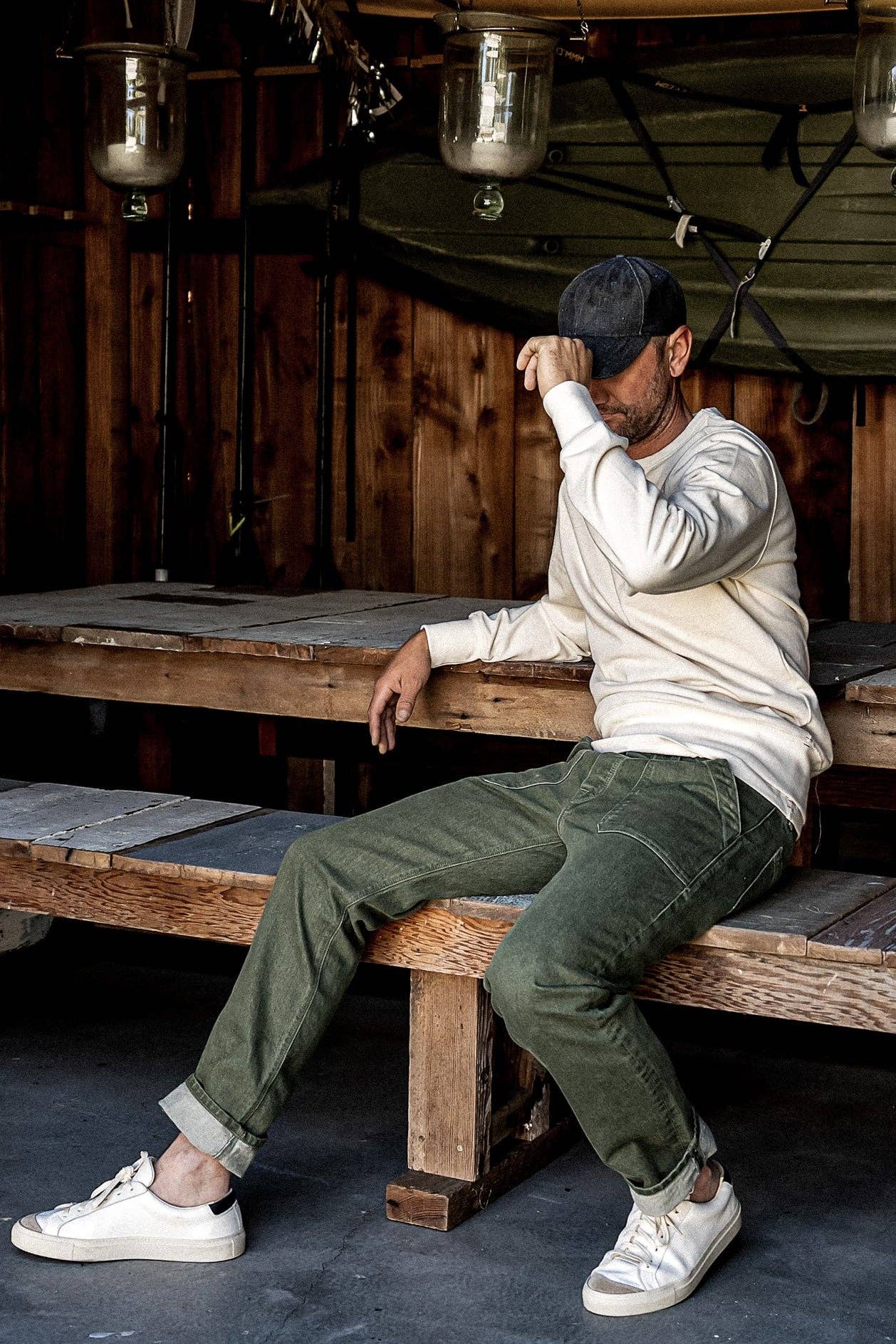 Scout Jean | Olive Denim Military Pant