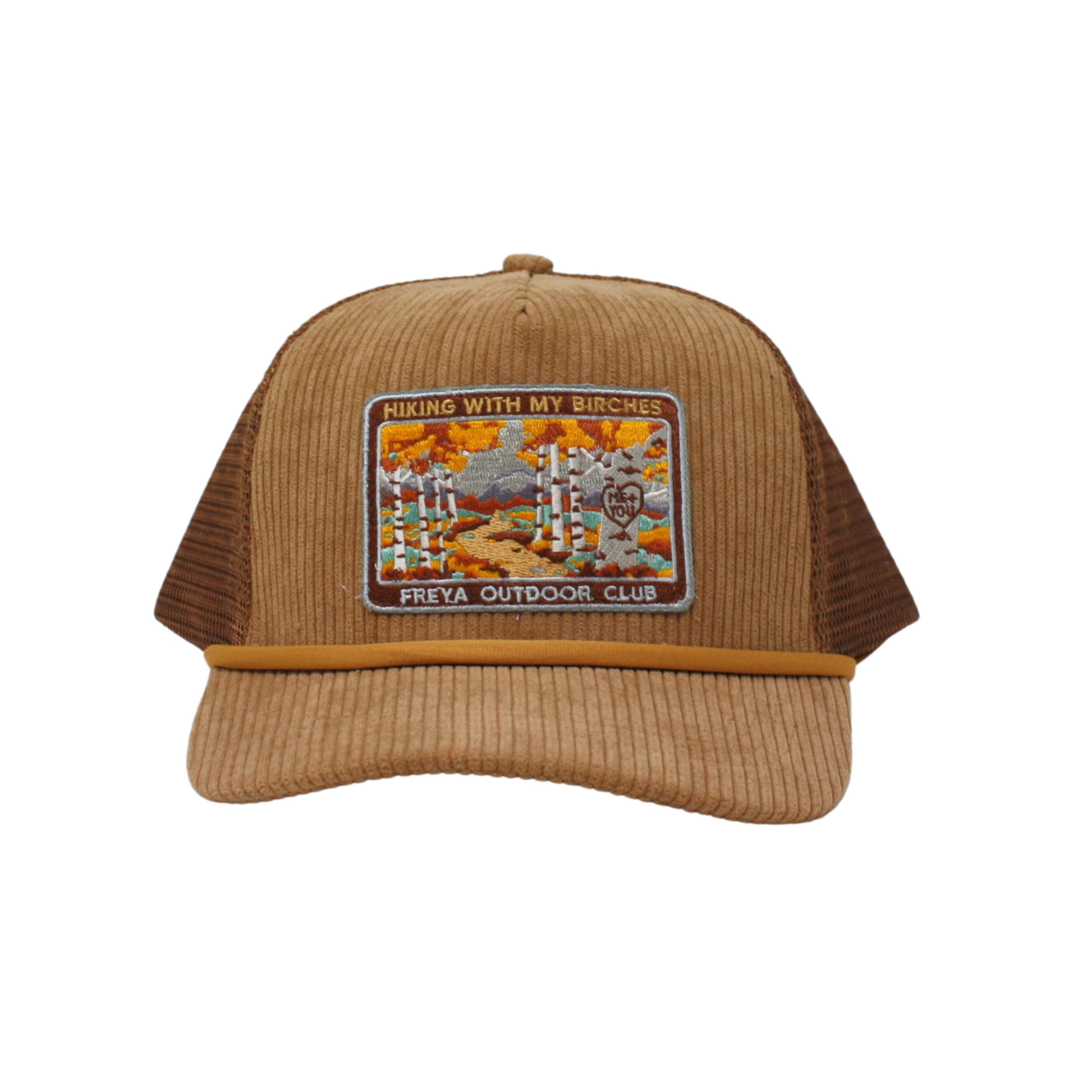 Hiking With My Birches Corduroy Trucker Hat