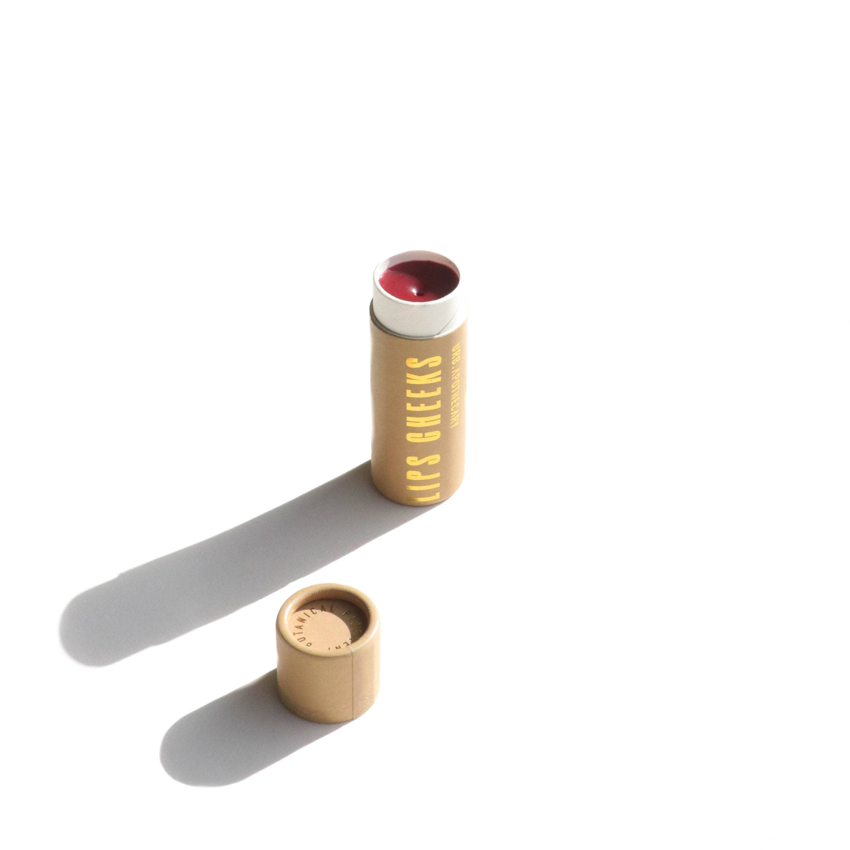 LIPS CHEEKS TINT IN BIODEGRADABLE TUBE - MINIMALIST MAKEUP