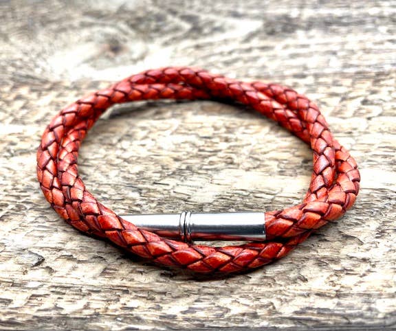 Flint Silver Braided Bracelet *Limited Supply*