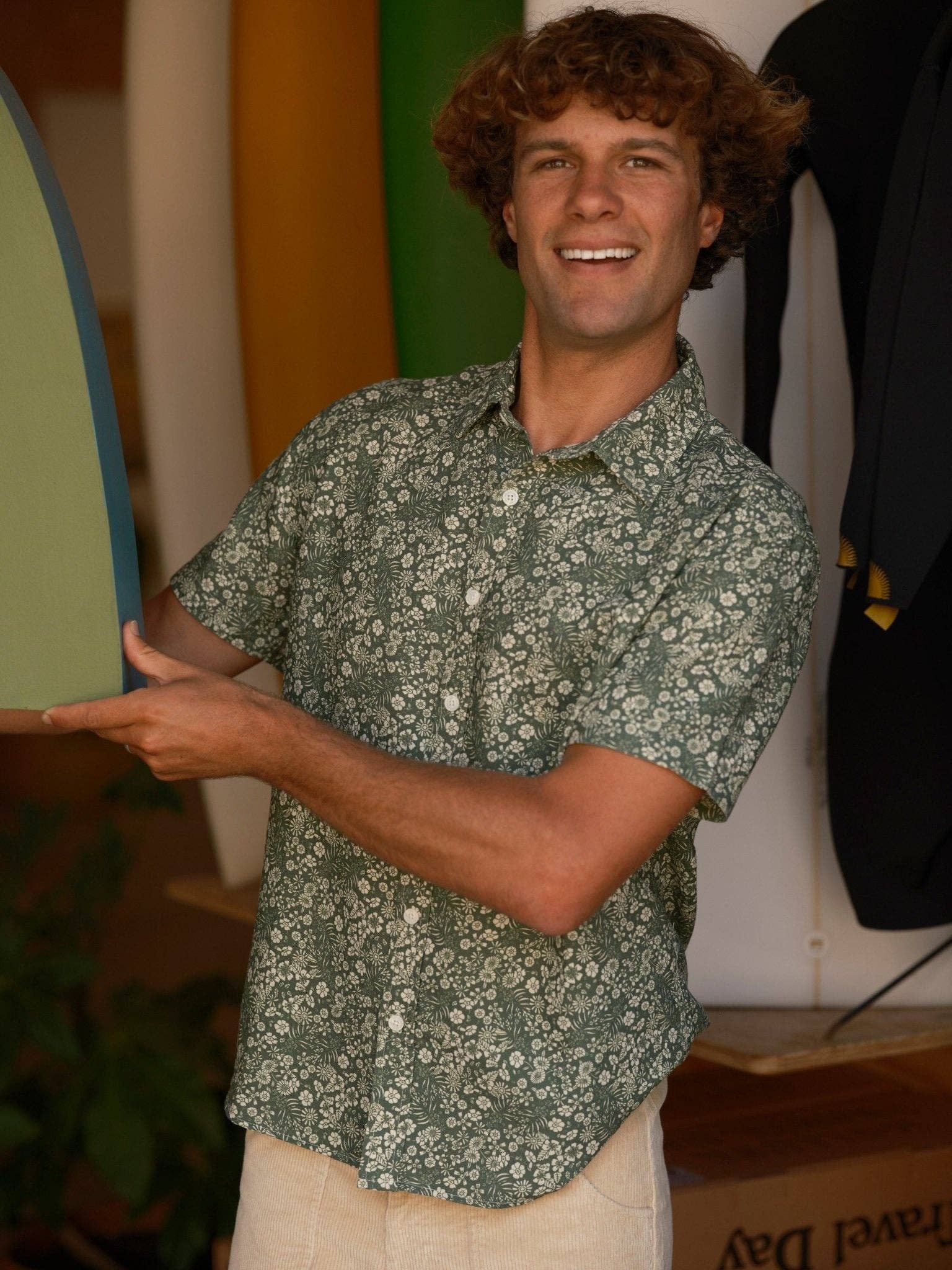 Mollusk Summer Shirt in Forest Meadow