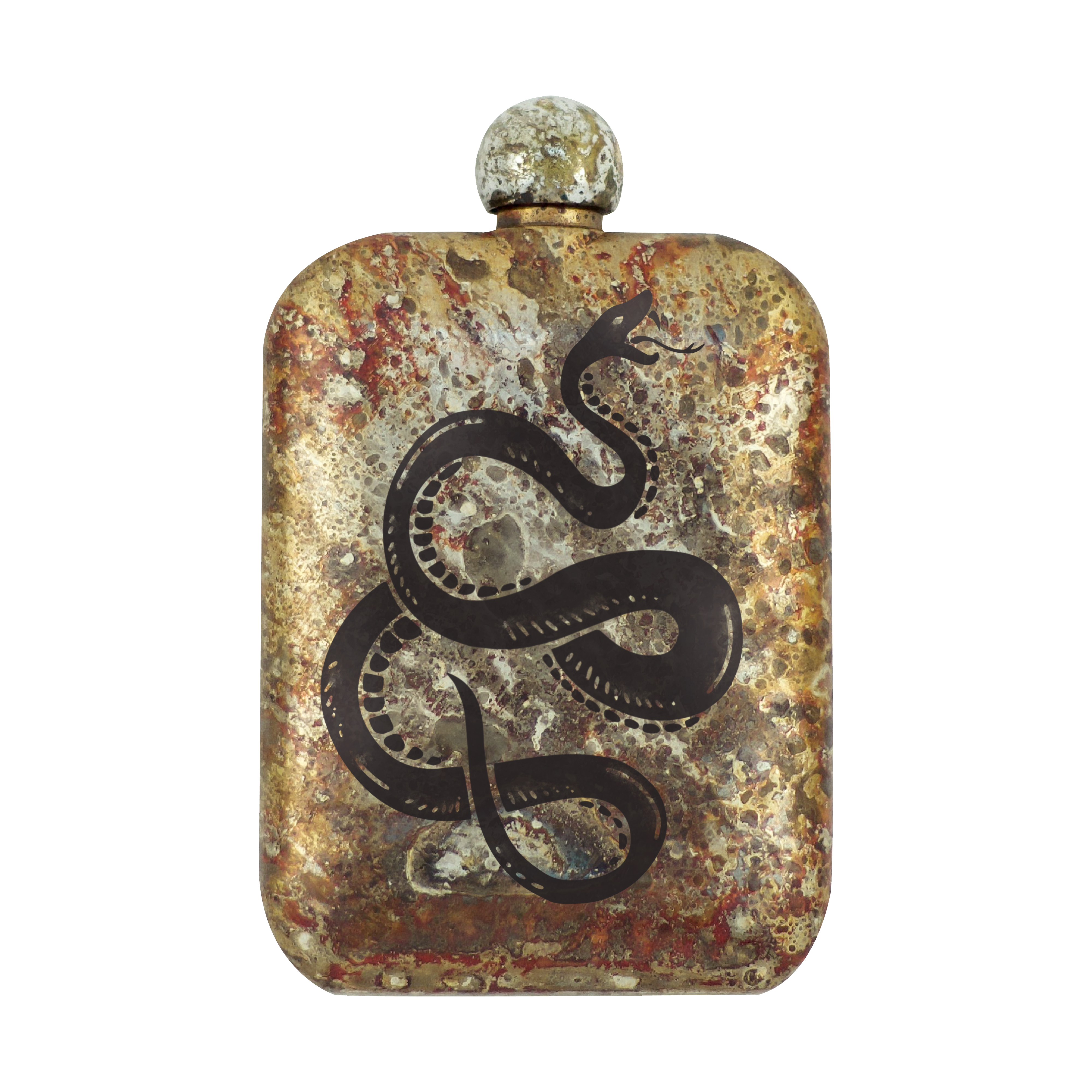 DEATH ADDER WHISKEY FLASK