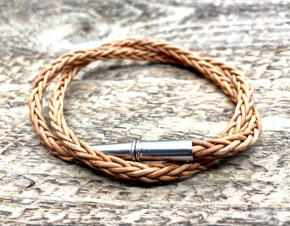 Flint Silver Braided Bracelet *Limited Supply*