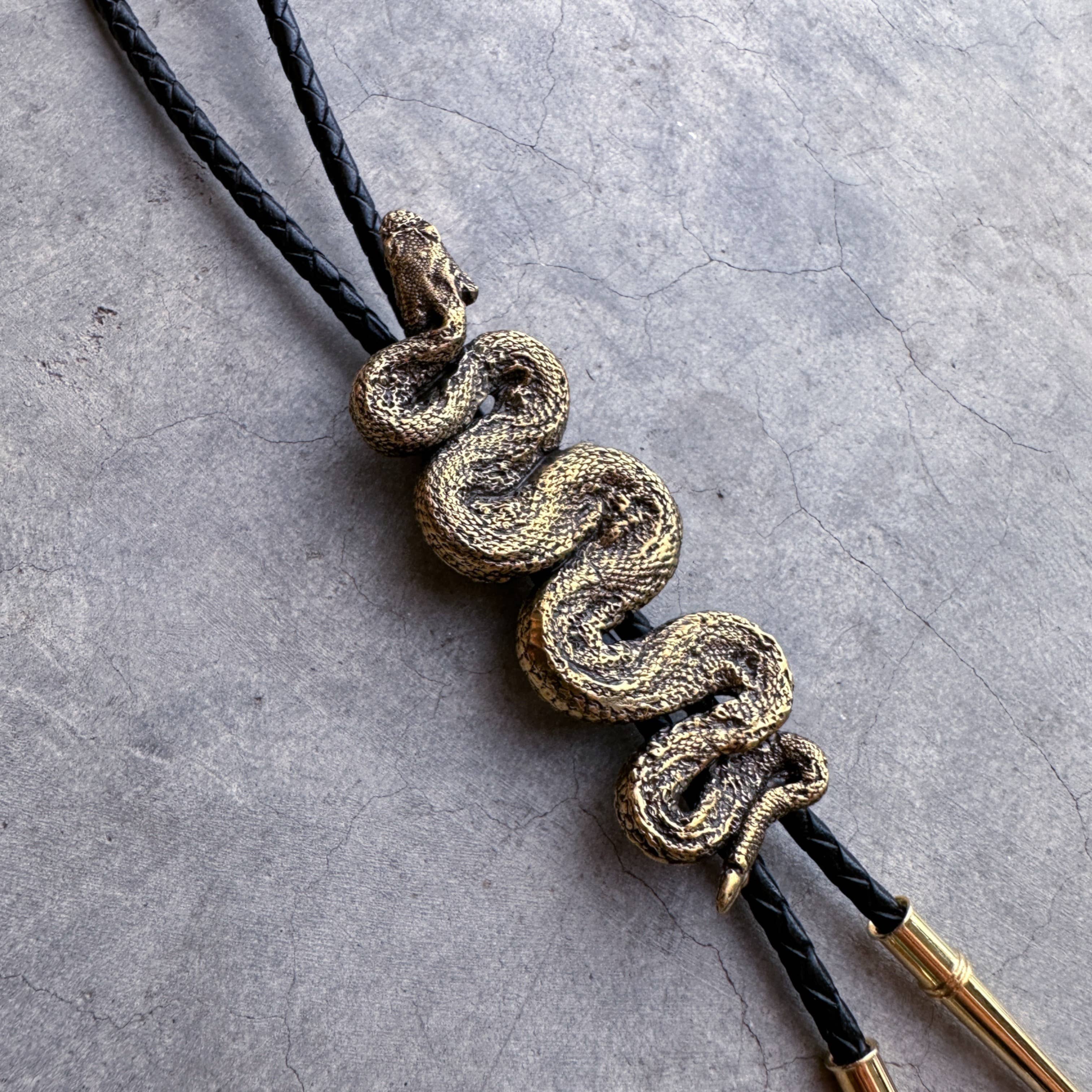 Rattlesnake Bolo Tie