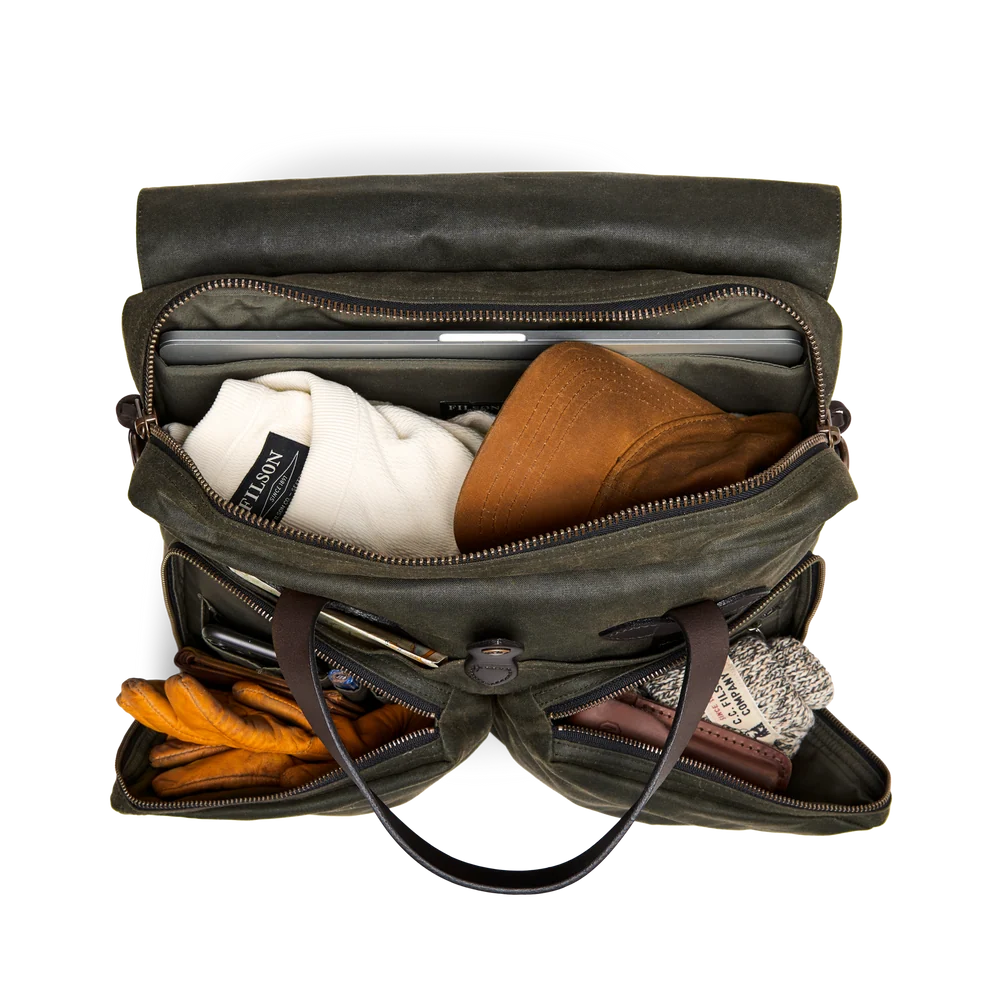 24 Hour Tin Briefcase in Otter Green