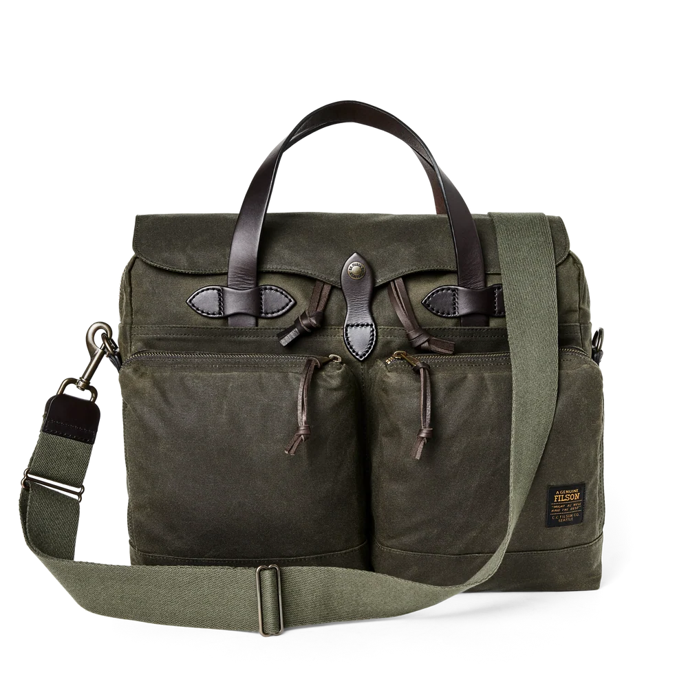 24 Hour Tin Briefcase in Otter Green