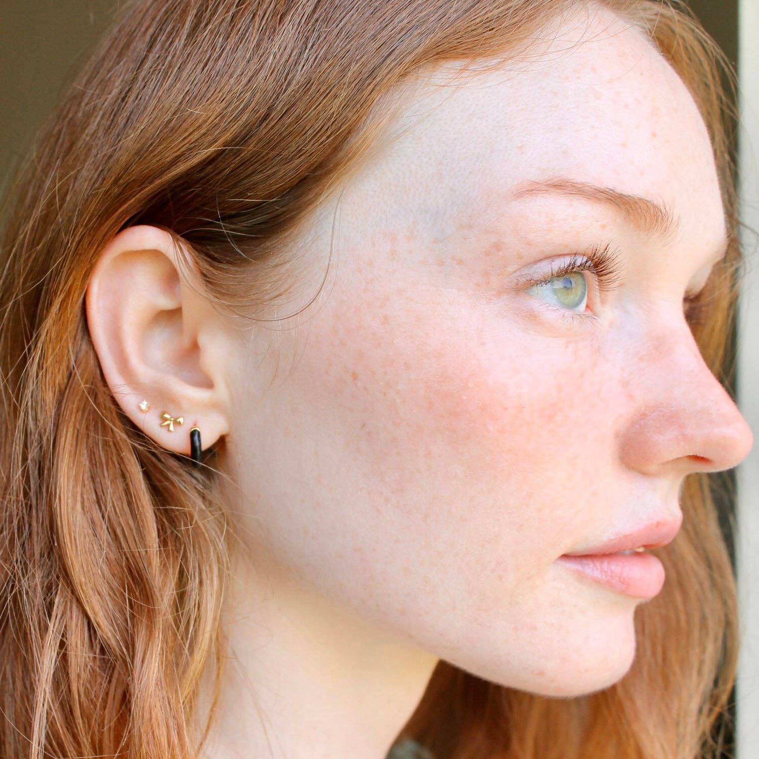 Enamel Huggie Hoop Earrings 18K Gold Vermeil | Sterling Silver 12mm Hoops Multiple Colors Hinge Closure Nickel Free Hypoallergenic Ships from CA