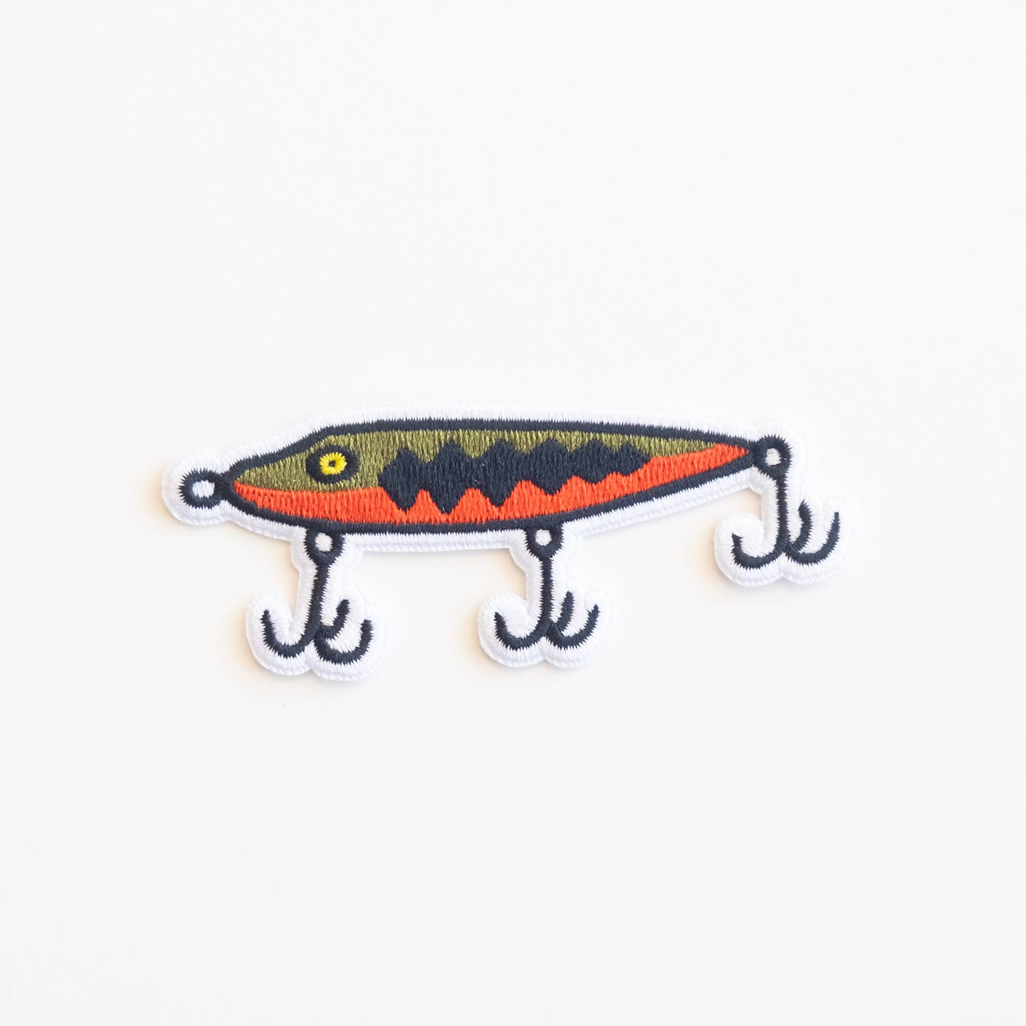 Fishing Lure Embroidered Iron on Patch