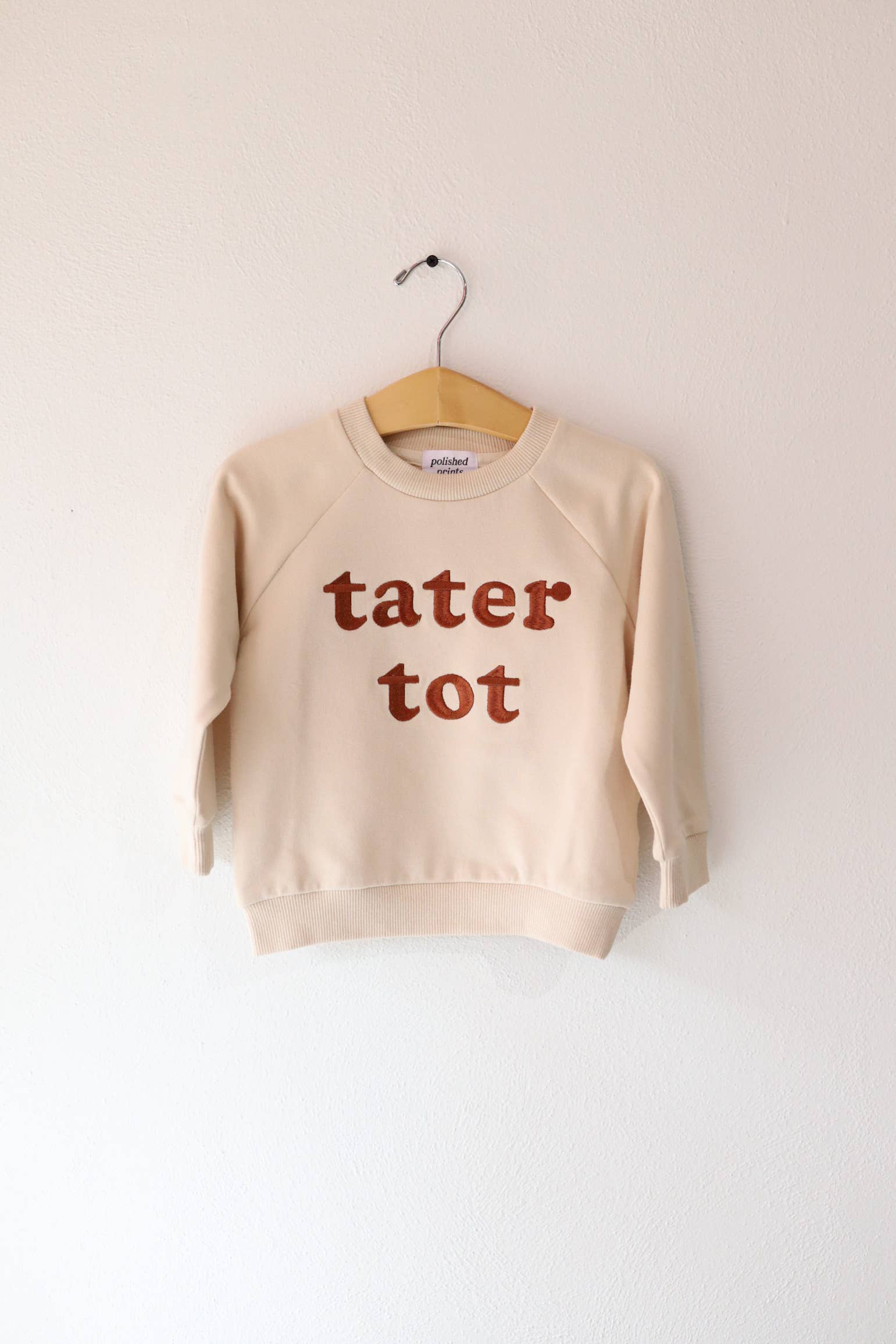 Tater Tot Embroidered Kids Pullover Sweatshirt, Toddler