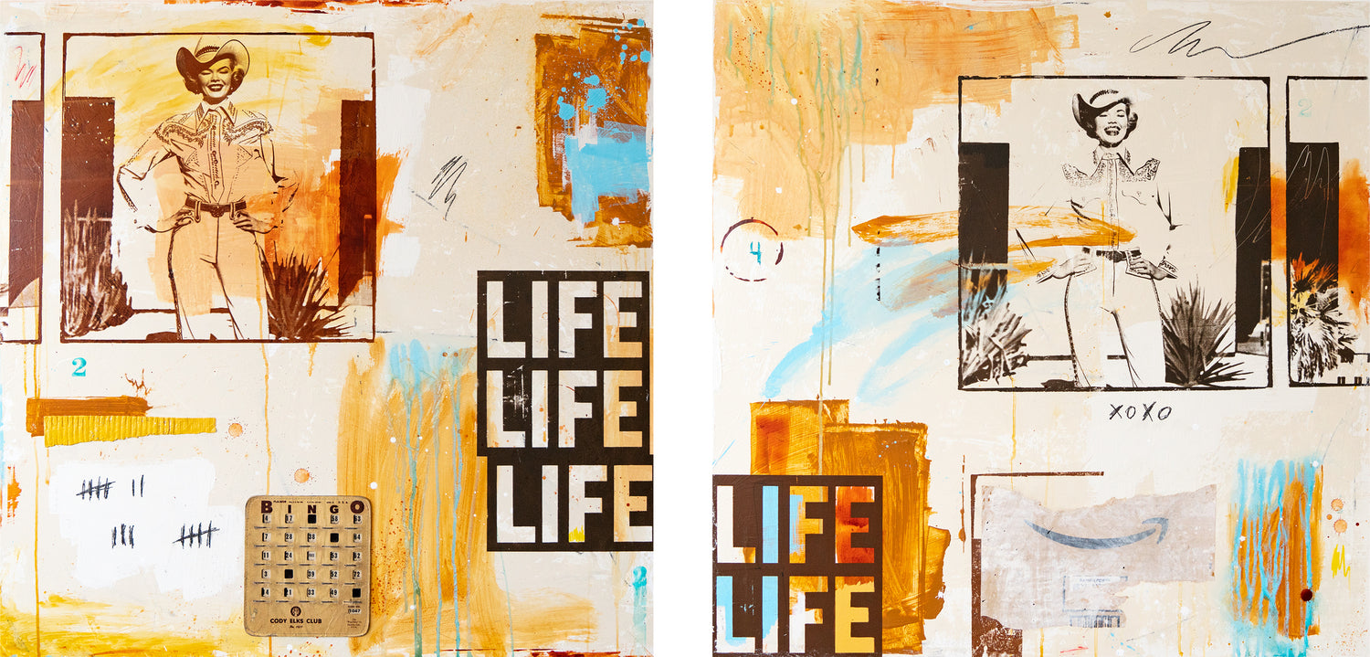 Westernish No. 78 (Diptych)