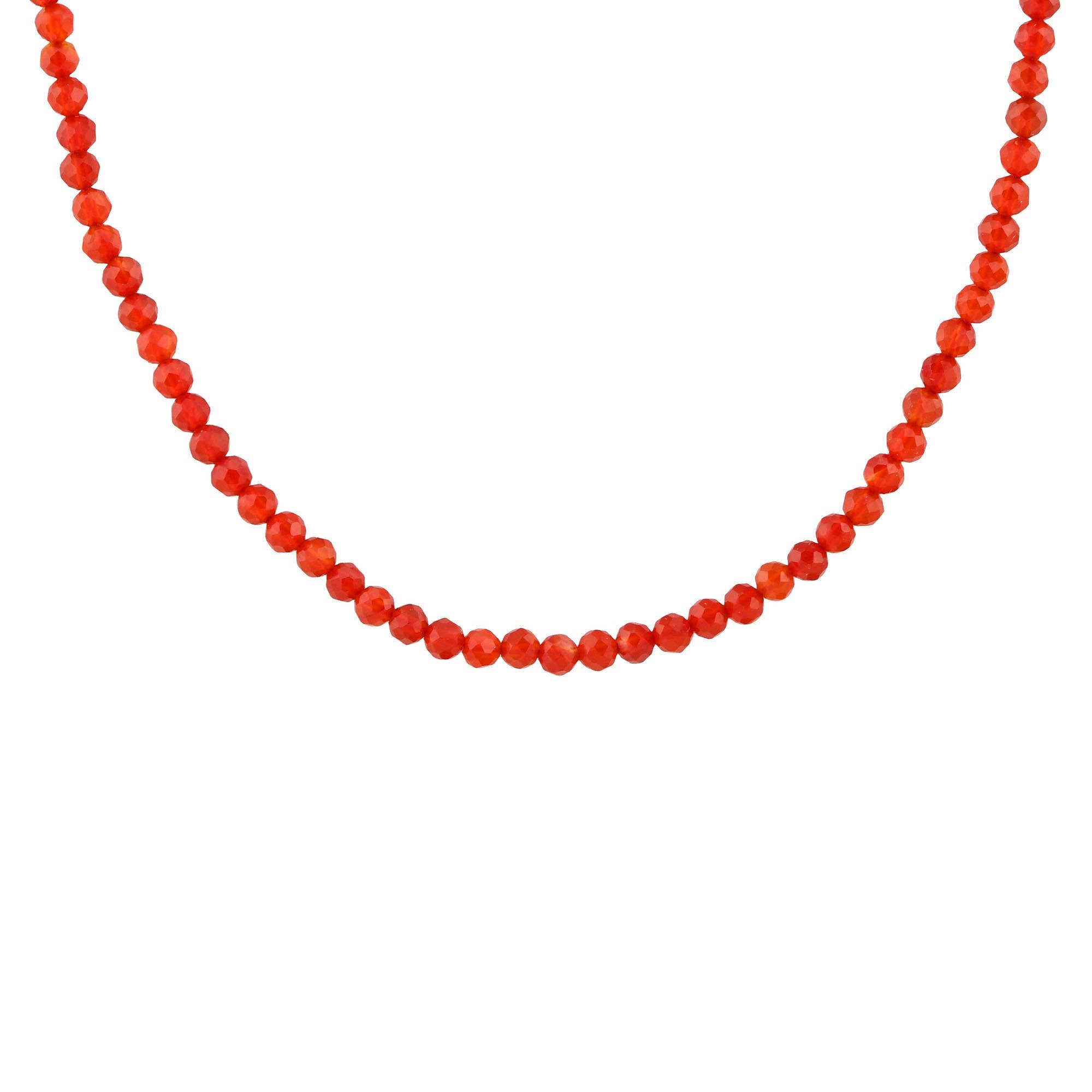 Petite Gemstone Beaded Necklace Red Carnelian Green Malachite Blue Lapis Black Onyx Ships from CA