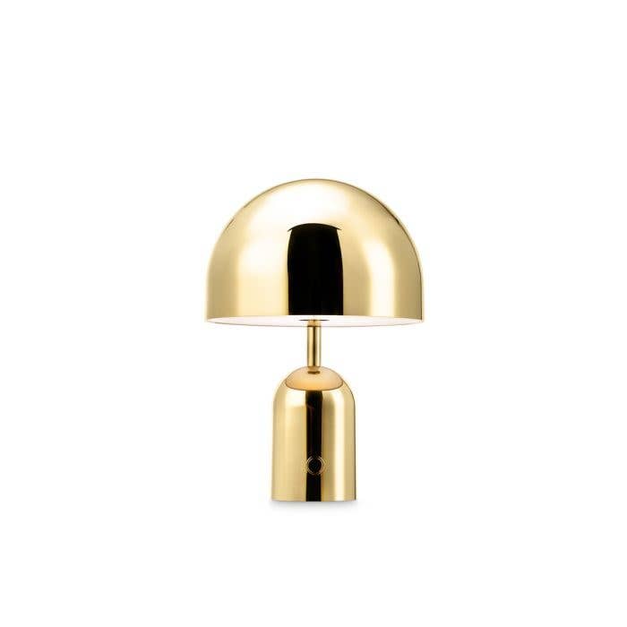 Bell Portable Gold LED Accent/Desk Lamp