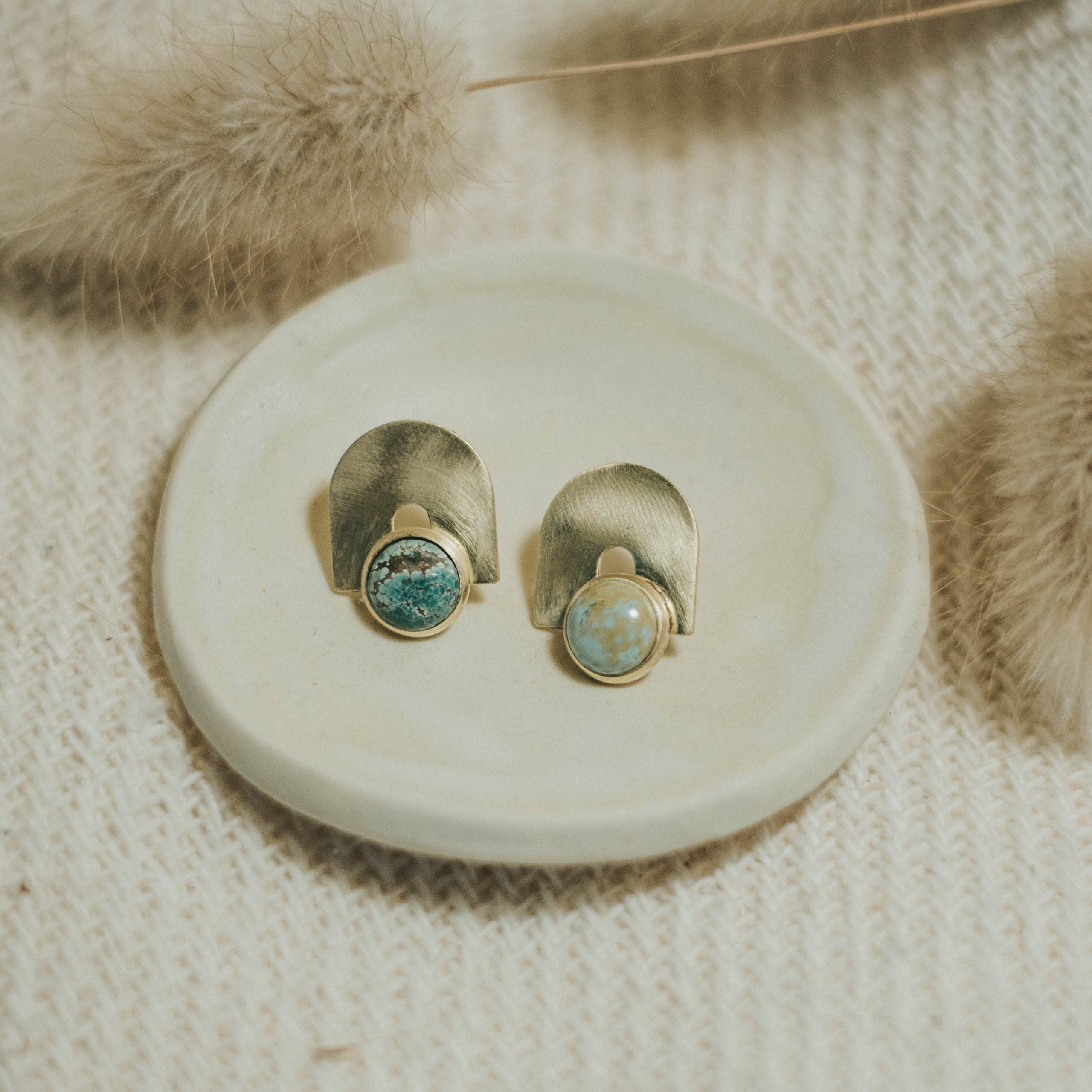 Commonform- Bali Studs // Turquoise