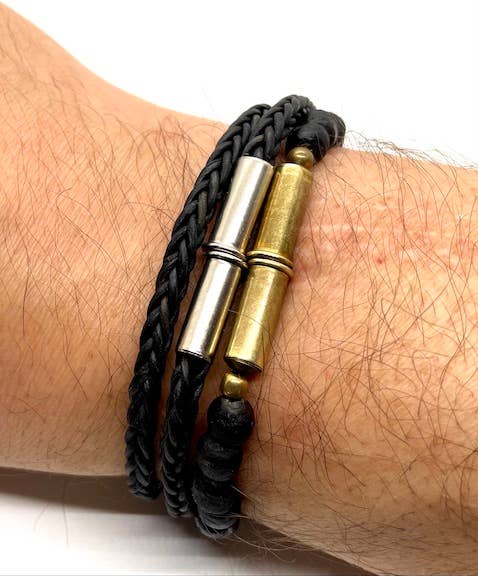 Flint Silver Braided Bracelet *Limited Supply*