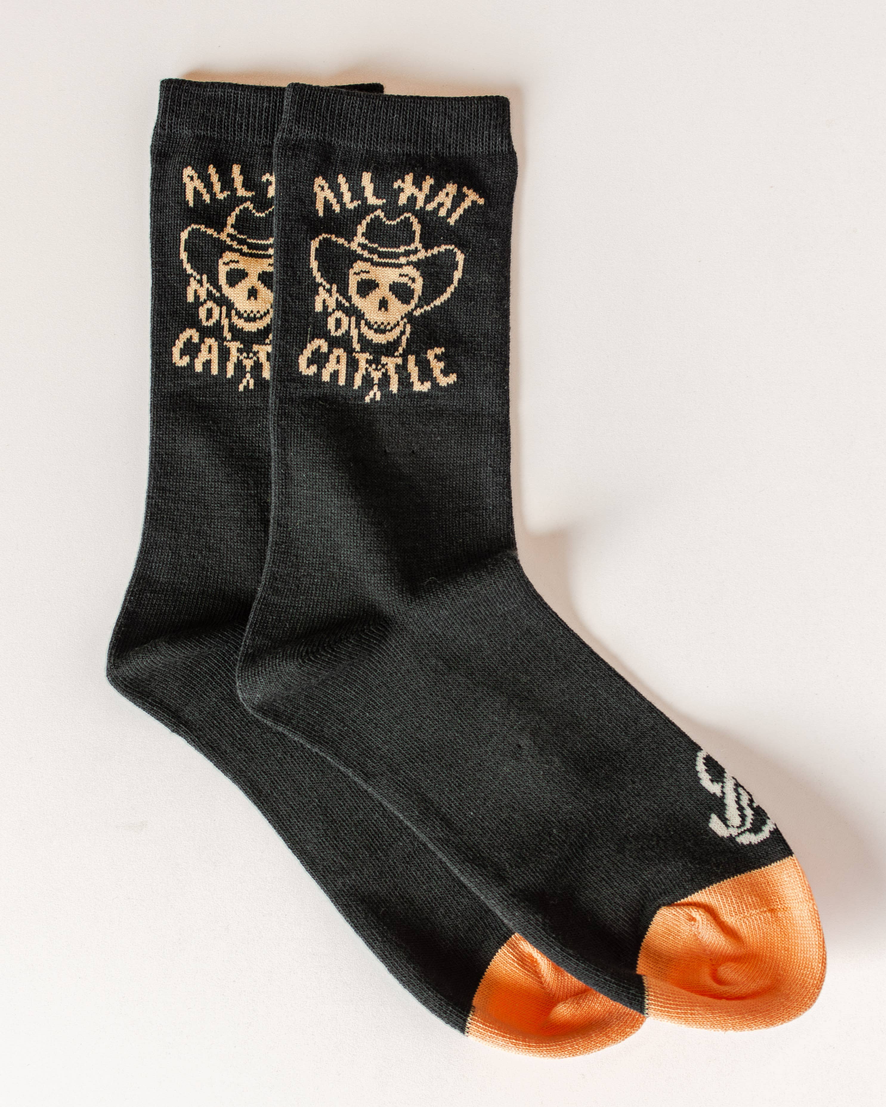 All Hat No Cattle Western Socks