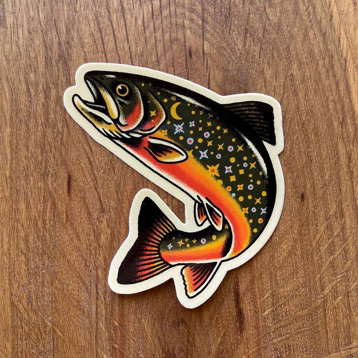 Rare Star Trout 3 Inch Glossy Vinyl Sticker