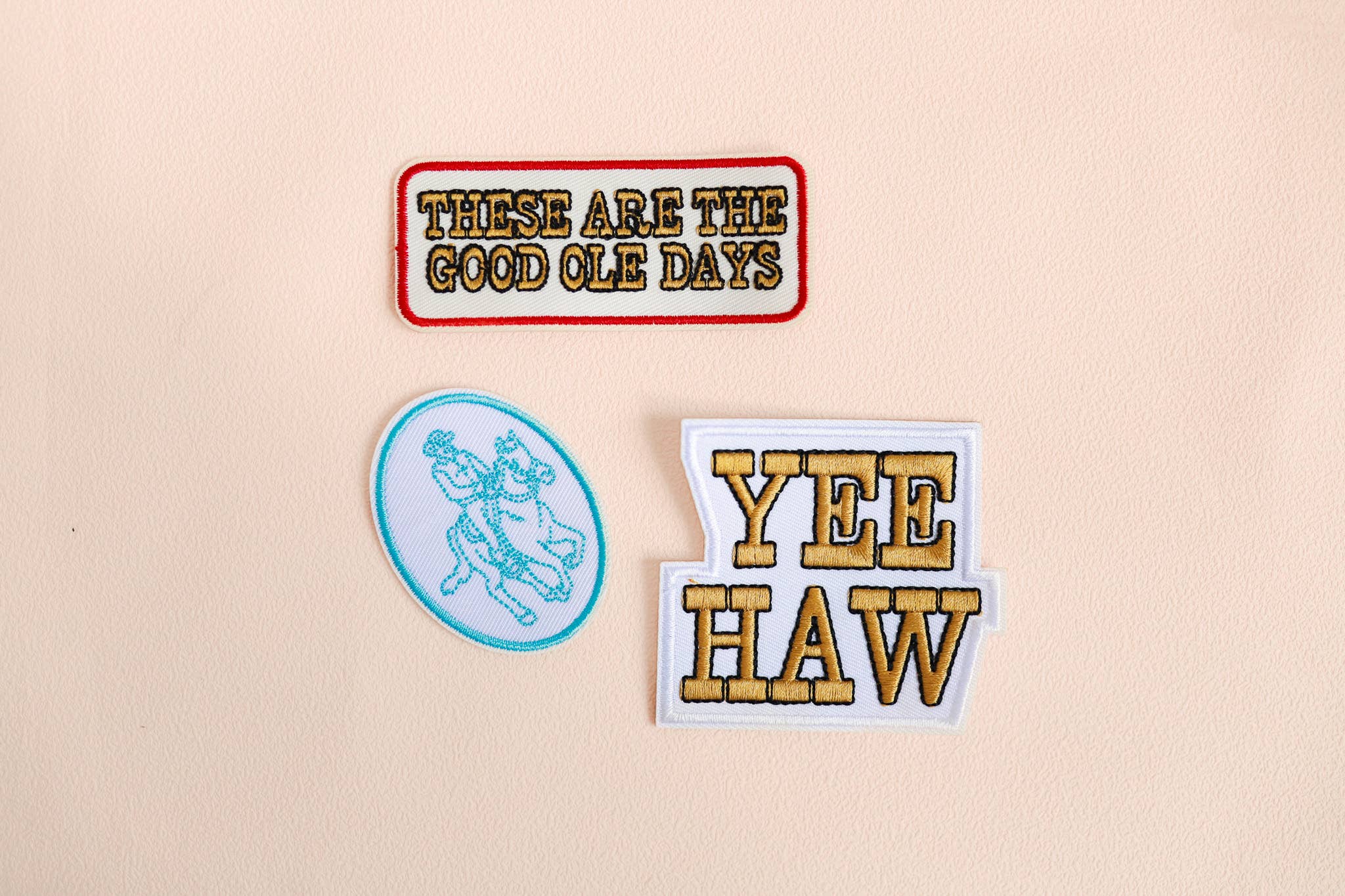 Yee Haw Iron On Patch, Hat Patch, Western Patches