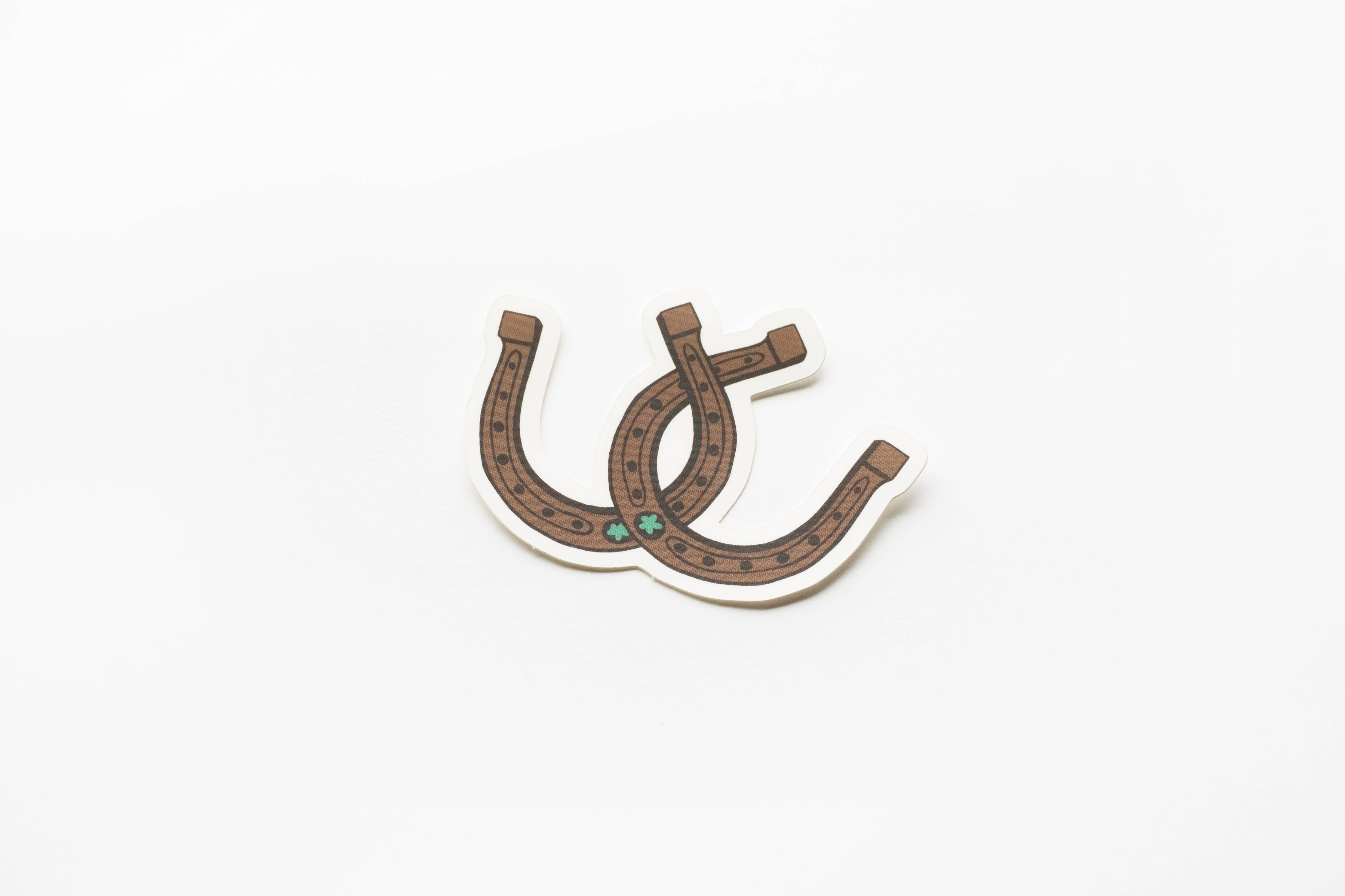 Horseshoes vinyl sticker