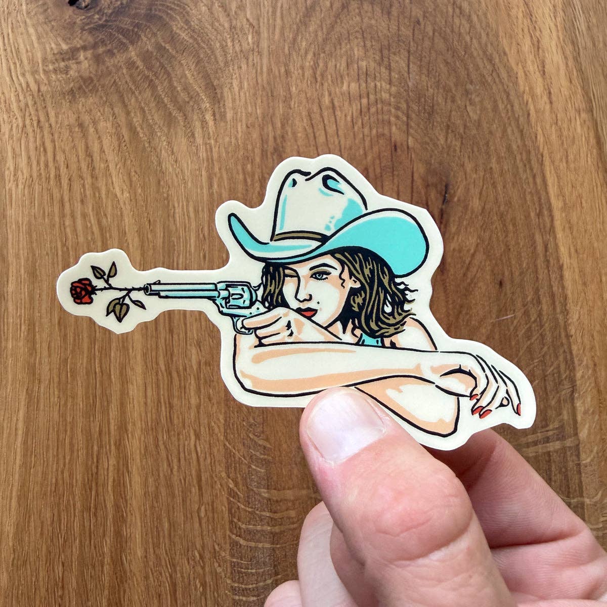 Shot of Love 3 Inch Matte Vinyl Sticker