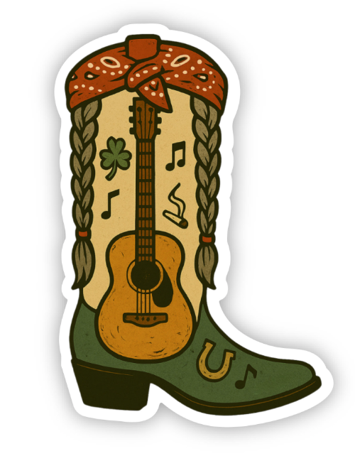 Willie Boot Sticker 