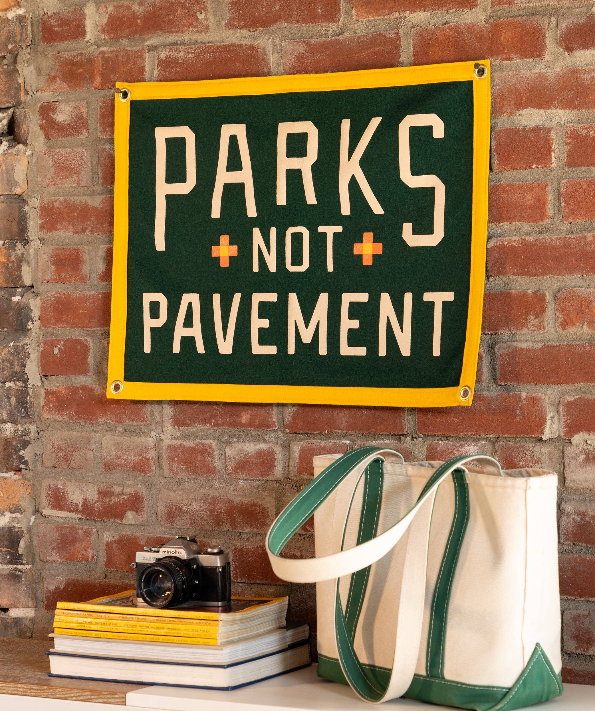 Parks Not Pavement Camp Flag