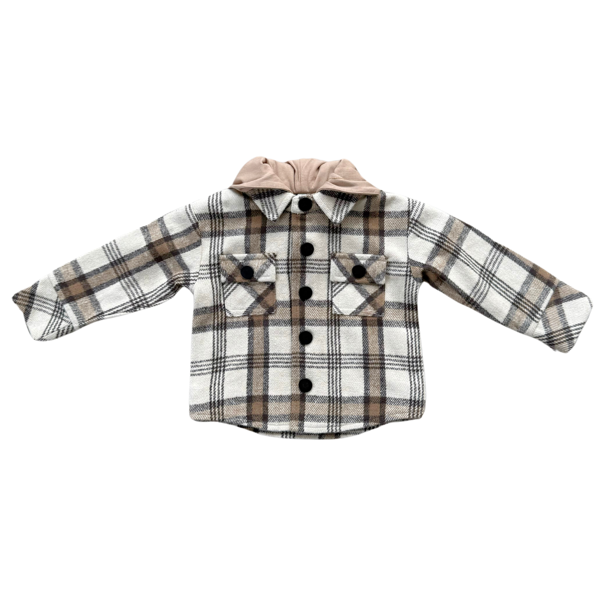 Baby/Kids Hooded Shacket Fall Winter