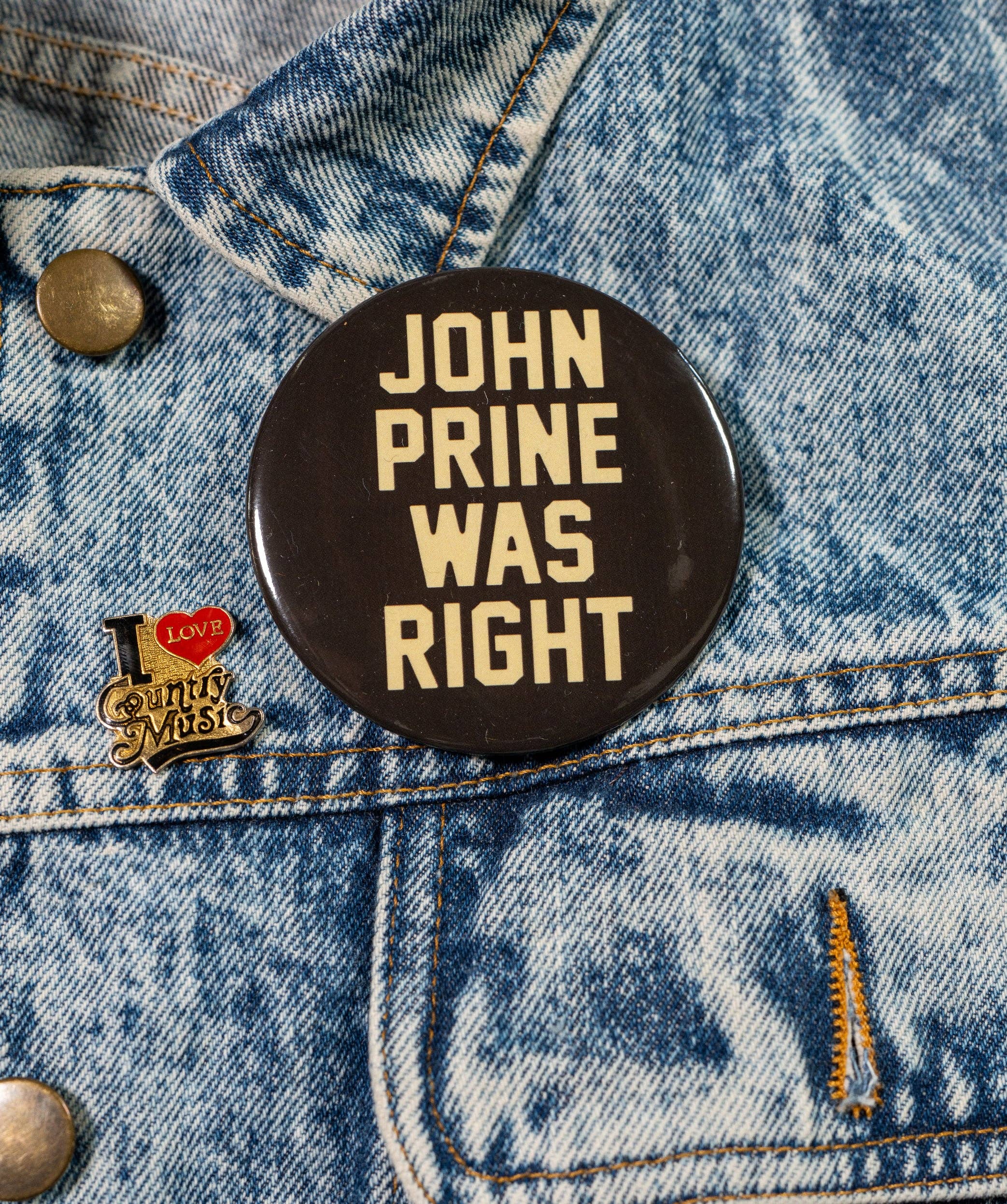 John Prine Button Pack • John Prine x Oxford Pennant