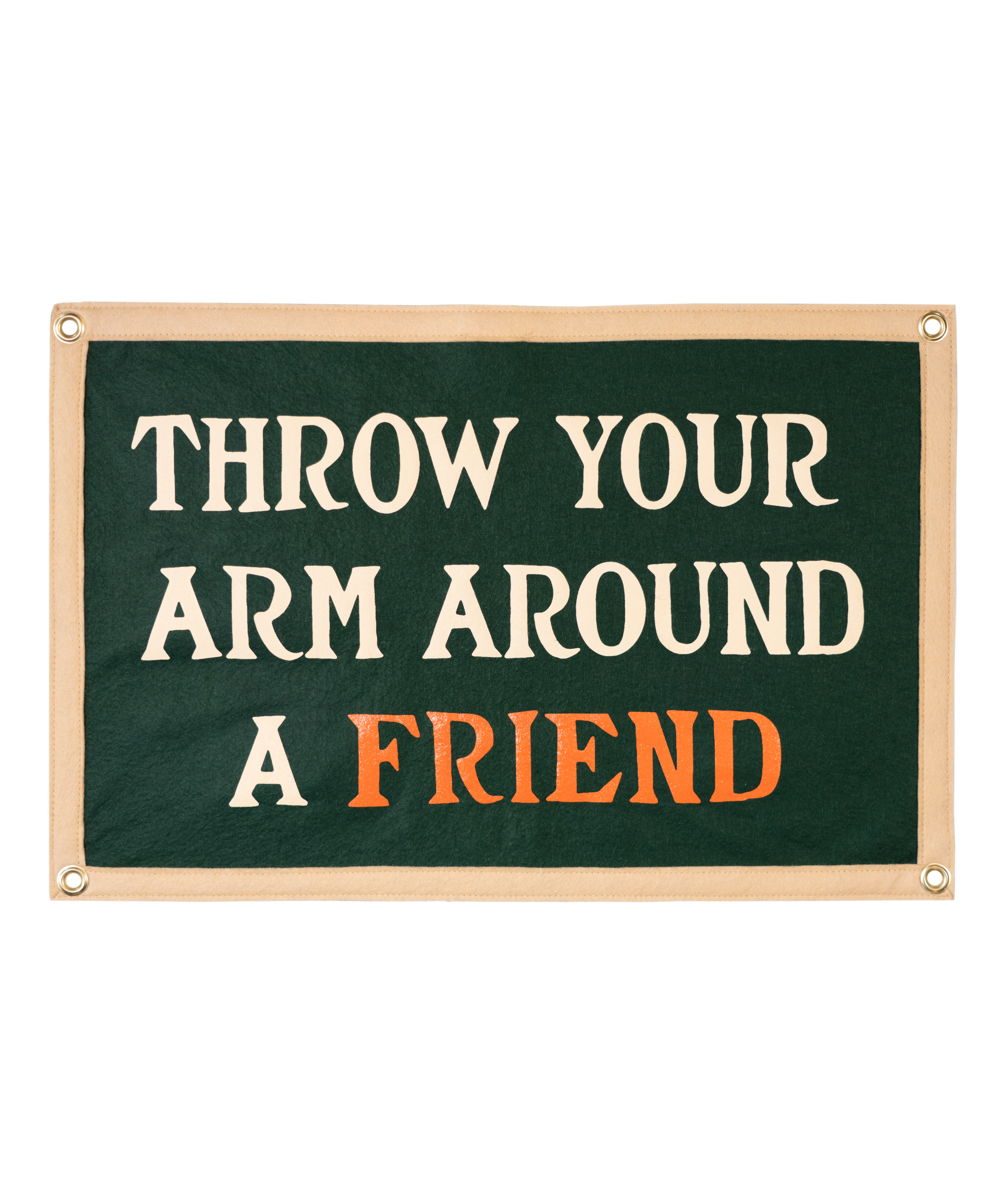 Throw Your Arm Around A Friend Camp Flag • Billy Strings x Oxford Pennant