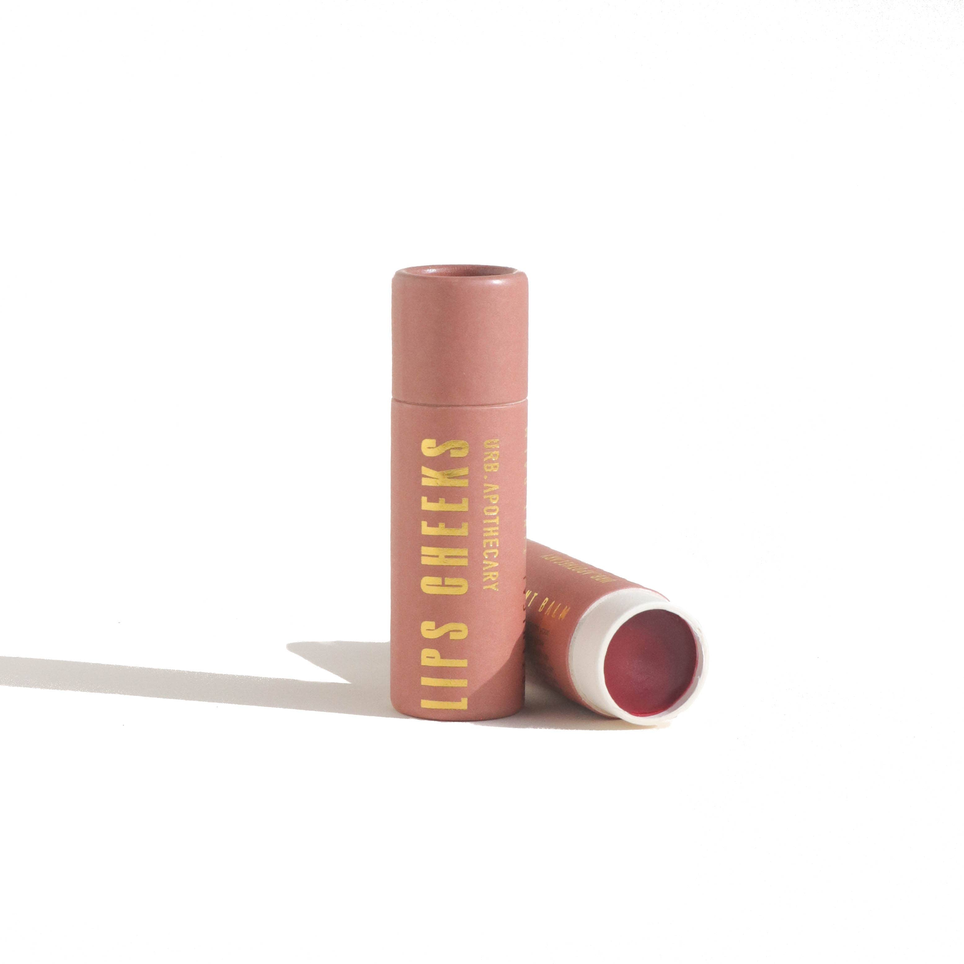 LIPS CHEEKS TINT IN BIODEGRADABLE TUBE - MINIMALIST MAKEUP