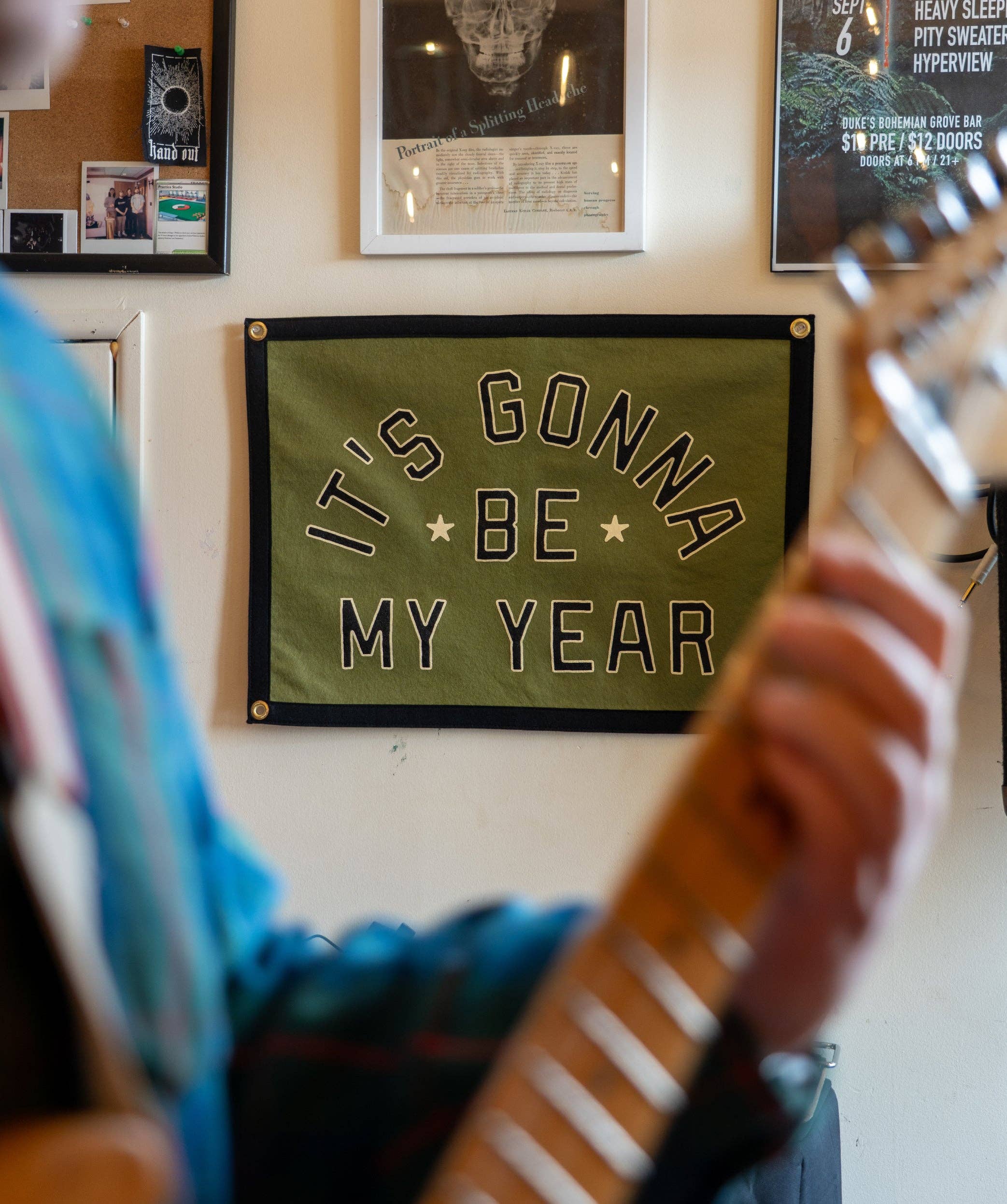 It's Gonna Be My Year Camp Flag • All Time Low x Oxford Pennant