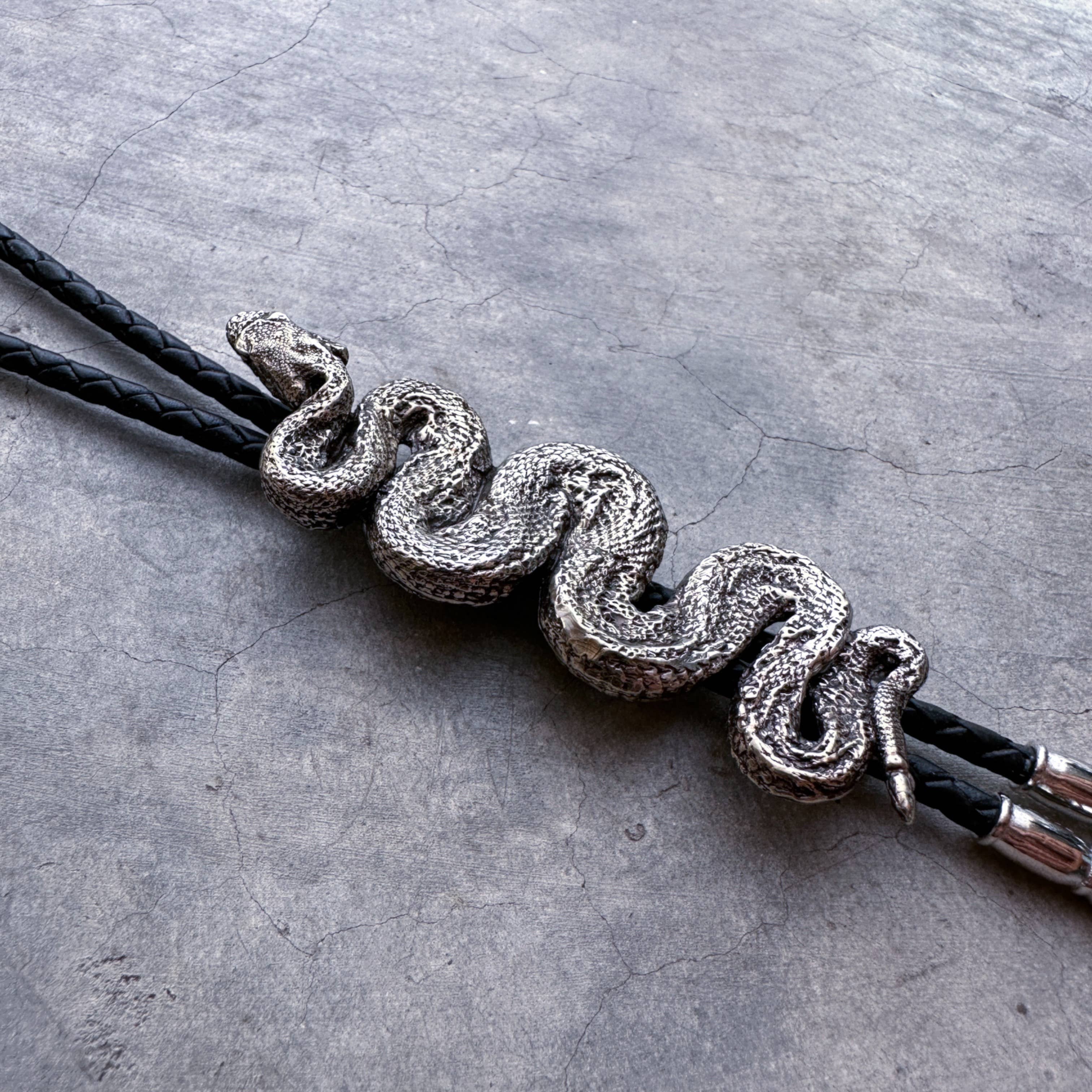 Rattlesnake Bolo Tie