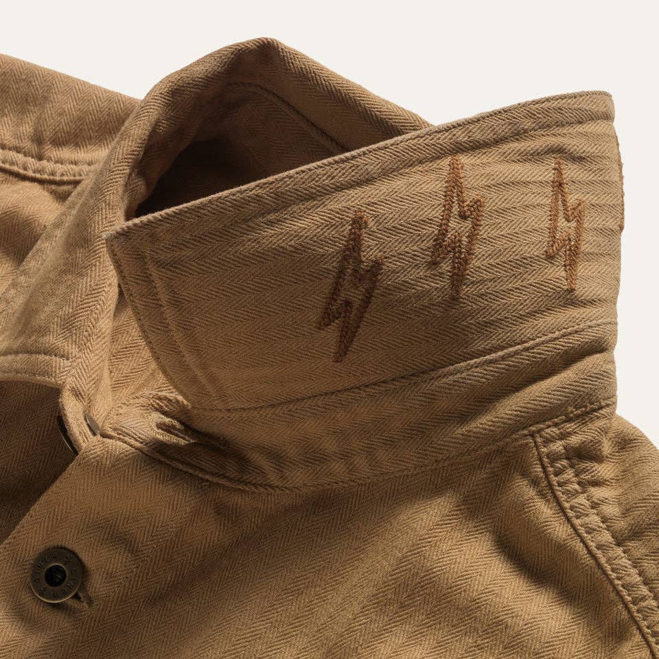 Barn Jacket Saddle Herringbone