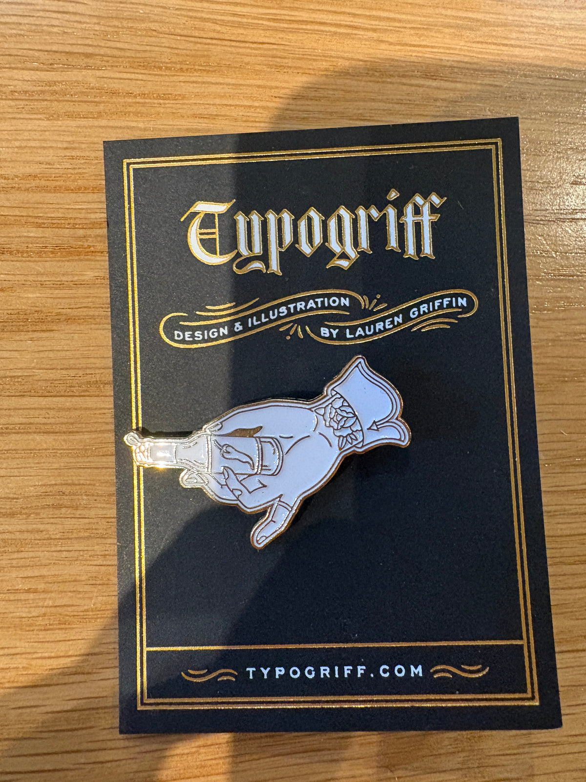 Typogriff Hot Sauce Pin