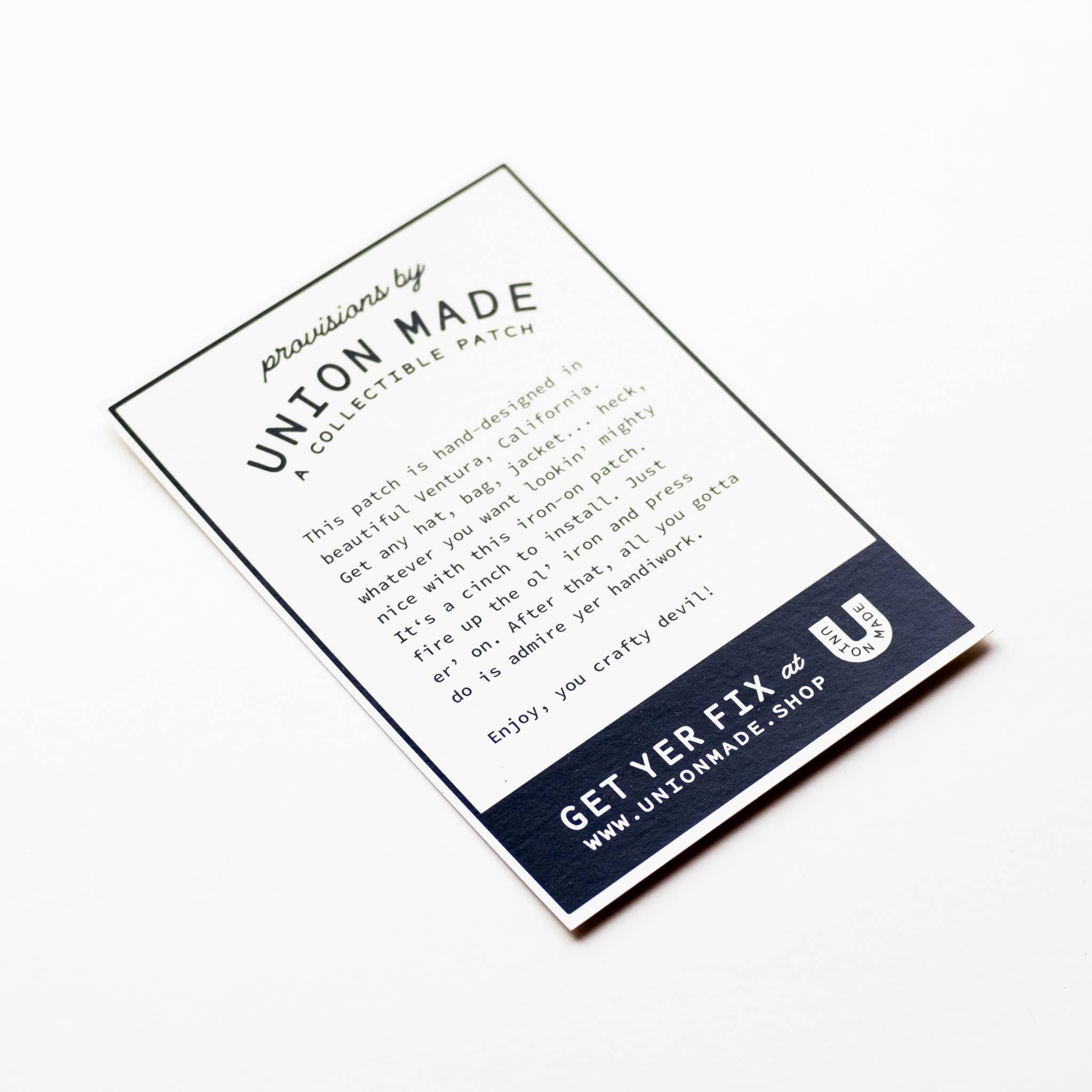 For The Benefit and Enjoyment of The People Iron on Patch