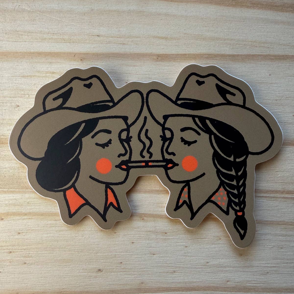 Share A Smoke 4 Inch Matte Sticker