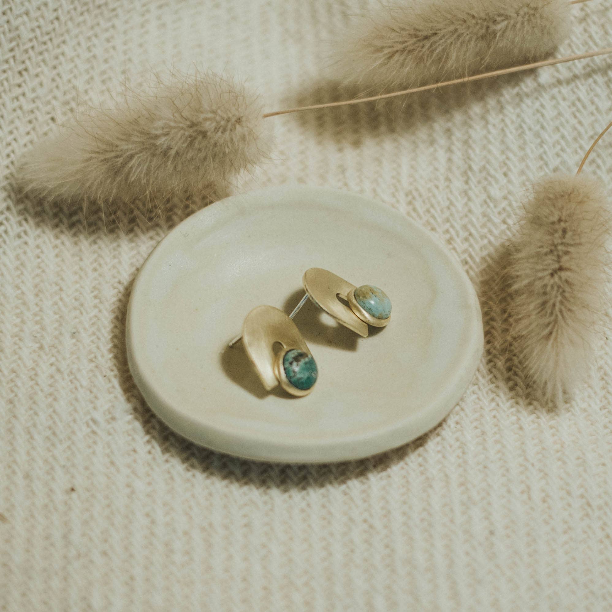 Commonform- Bali Studs // Turquoise