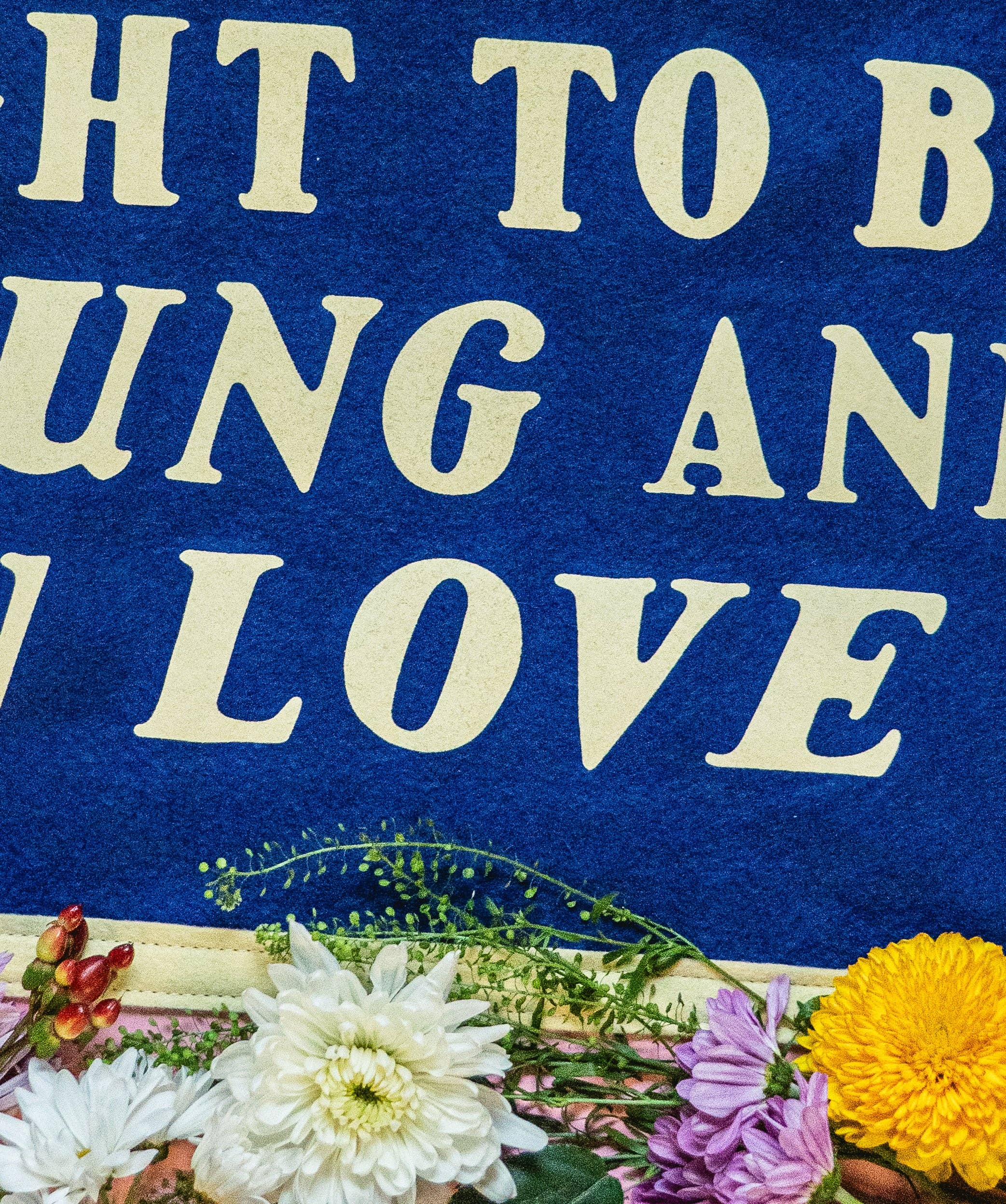 What A Night To Be Young and In Love Camp Flag