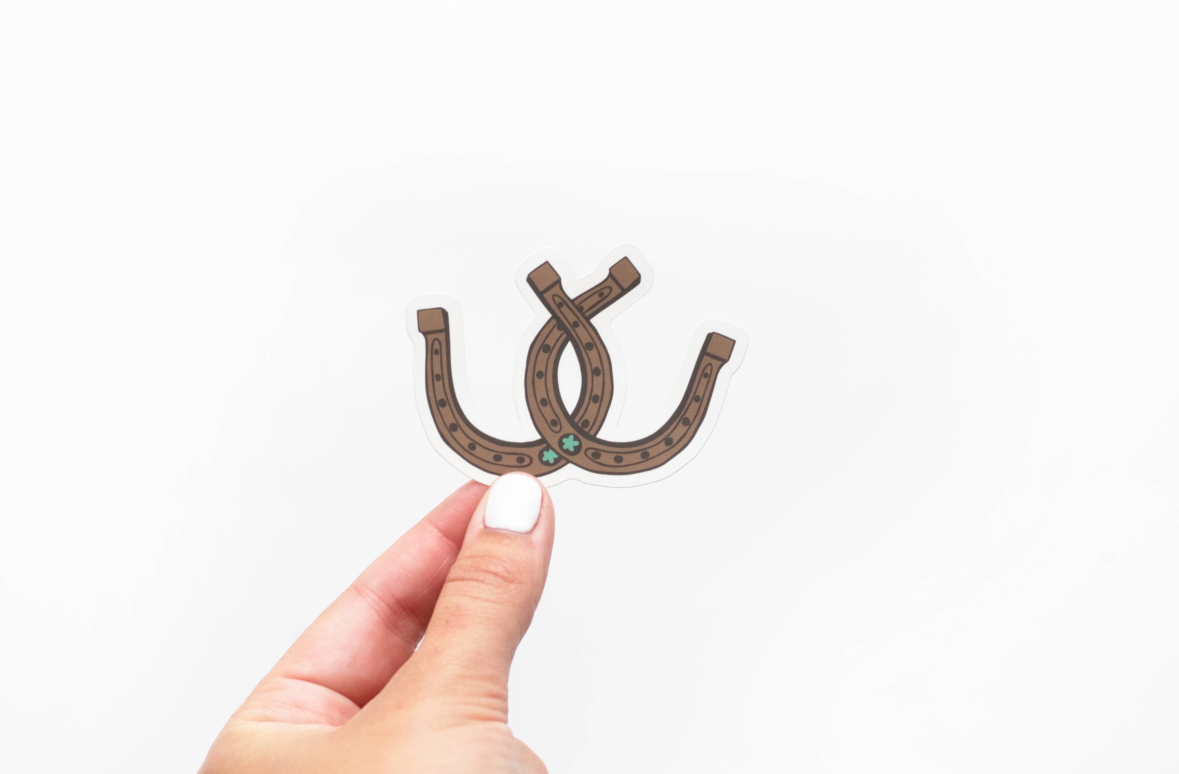 Horseshoes vinyl sticker